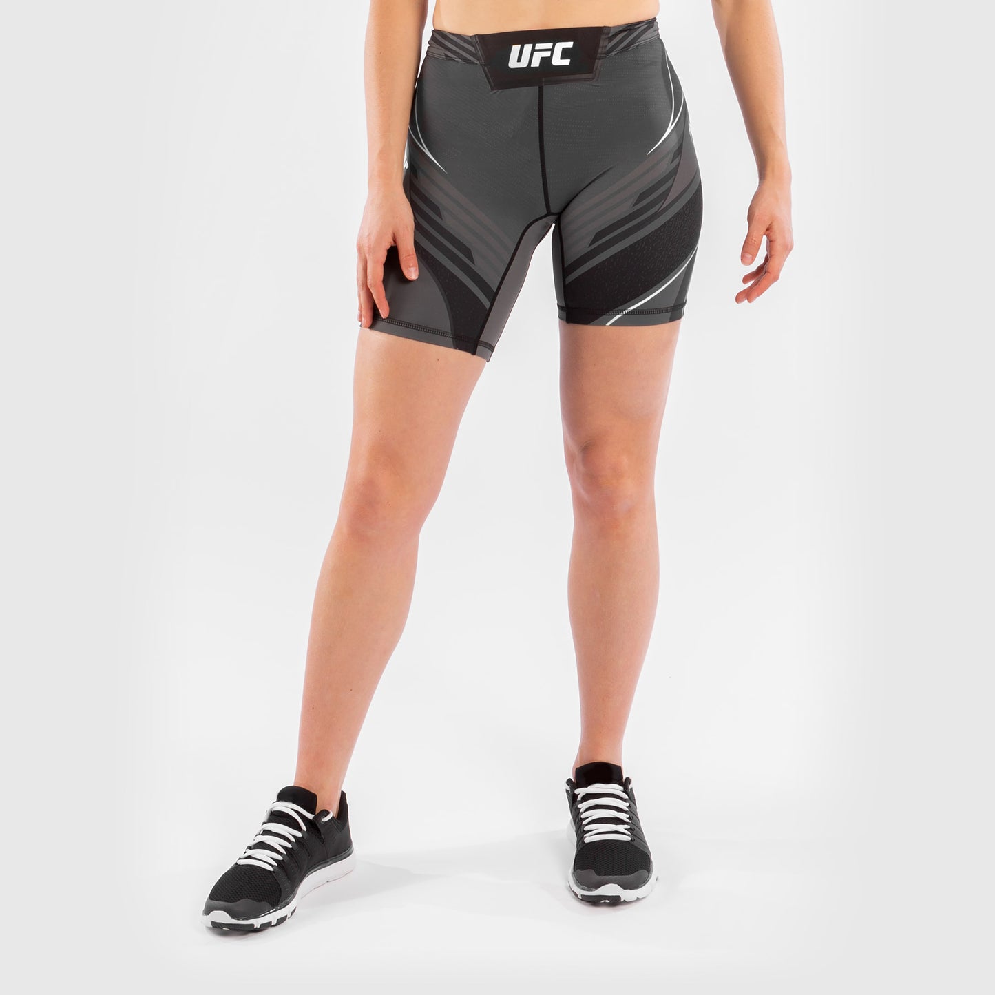 UFC Venum Authentic Fight Night Women's Vale Tudo Shorts - Long Fit - Black