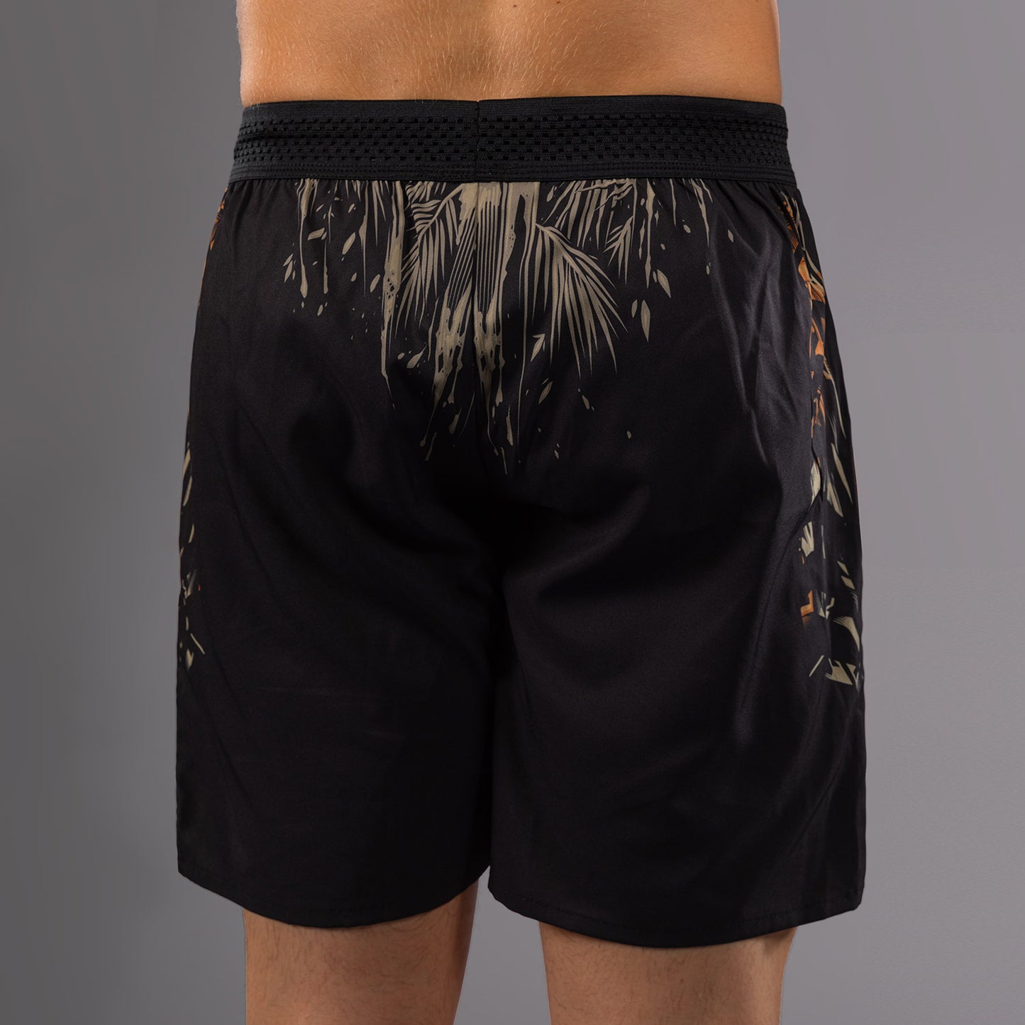 Venum Tiger Men's Training Shorts - Black/Neon Orange