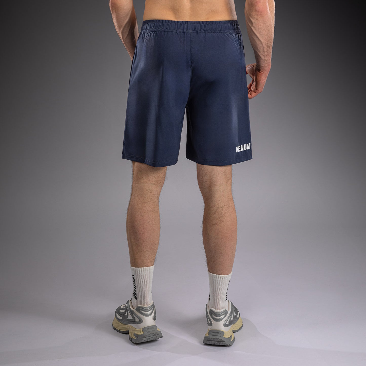 Venum Contender Training Shorts - Navy Blue/White