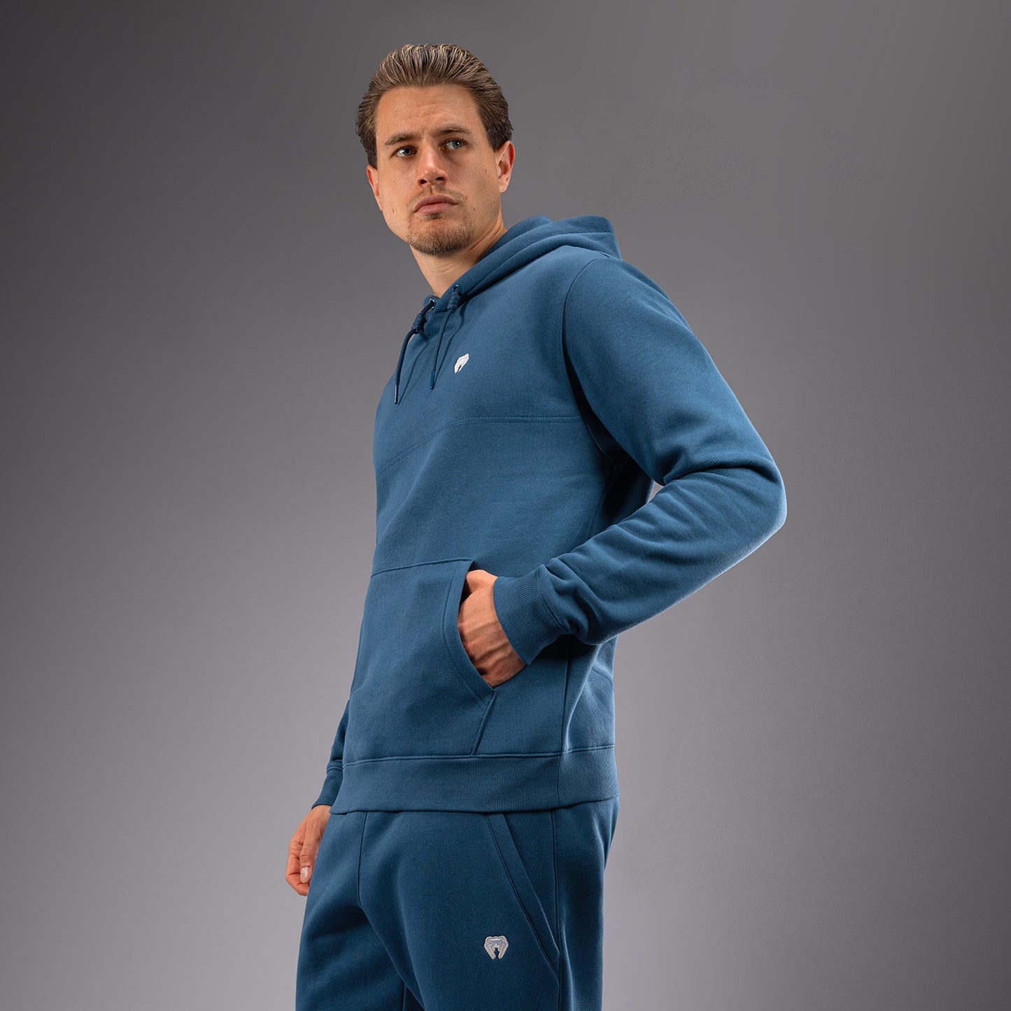 Venum Silent Power Hoodie - Peacock Blue