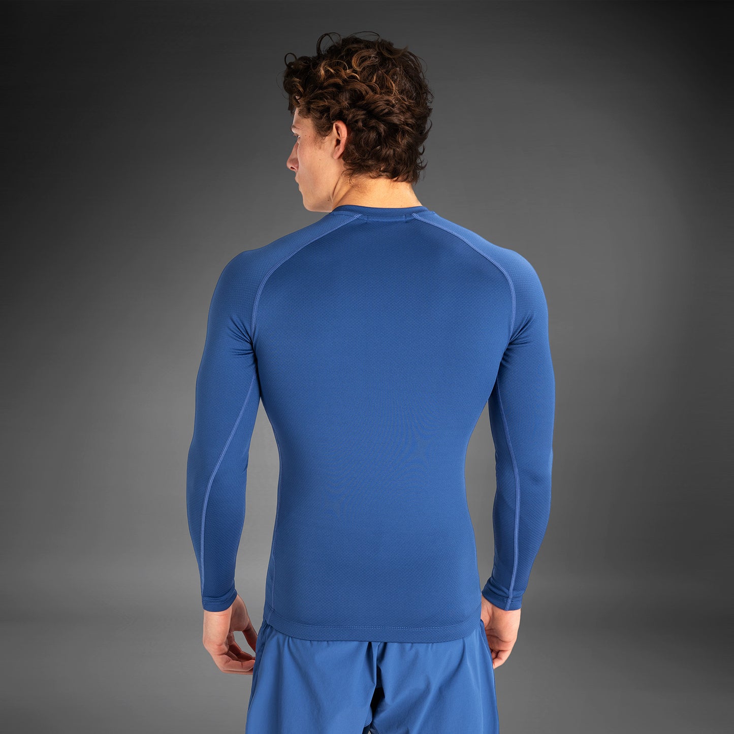 Venum Contender Men’s Long Sleeve Rashguard - Blue