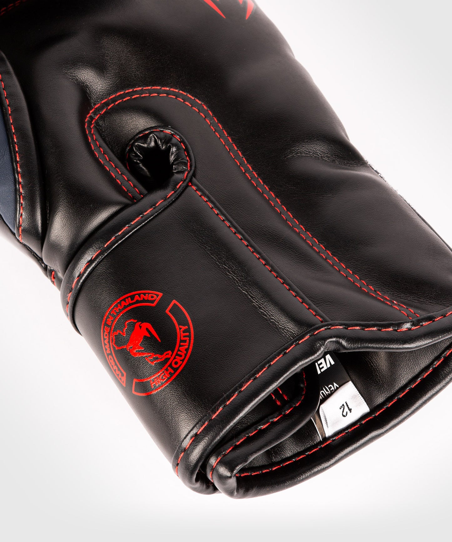 Venum Elite Boxing Gloves - Navy Blue/Black-Red