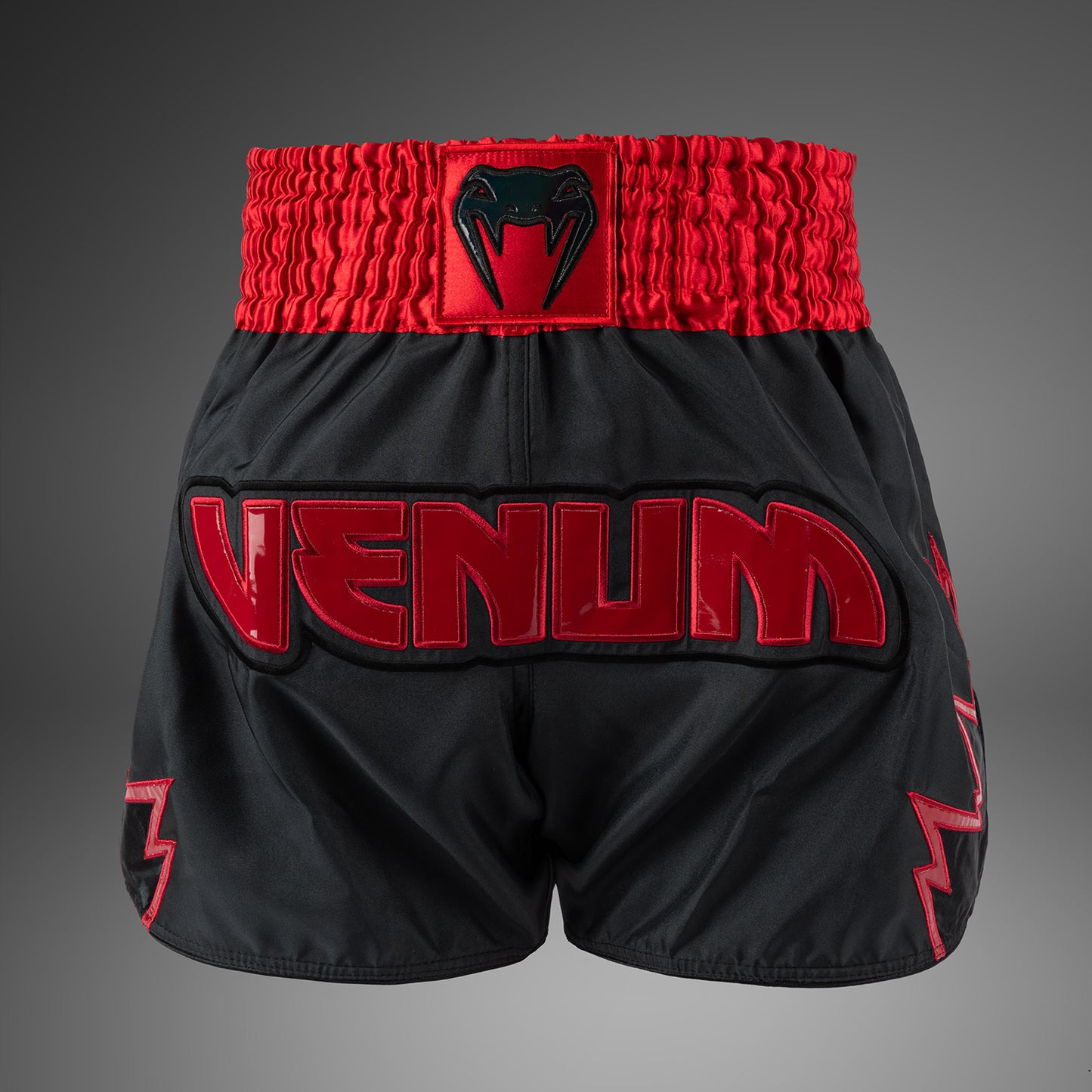 Venum Inferno Muay Thai Shorts - Charcoal Grey/Red