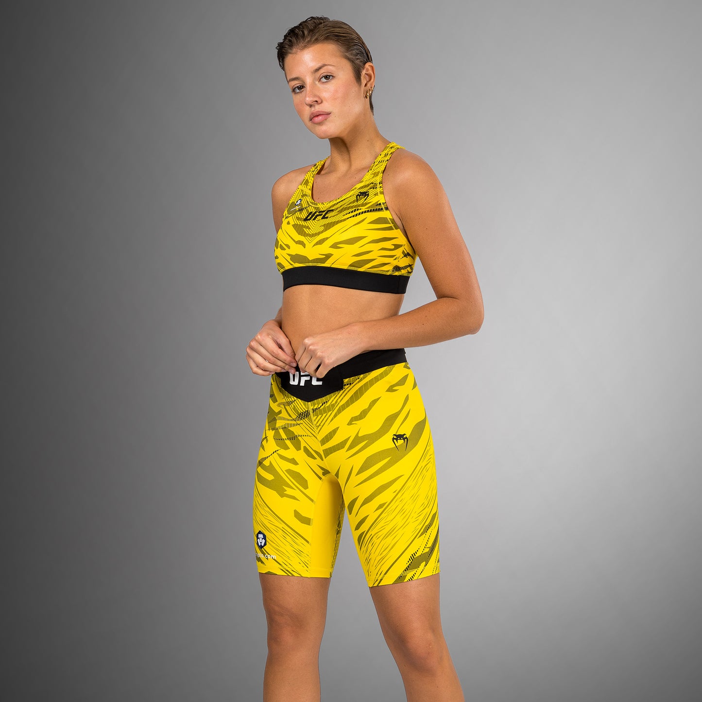 UFC Fusion by Venum Authentic Fight Night Women’s Vale Tudo Short - Long Fit - Yellow