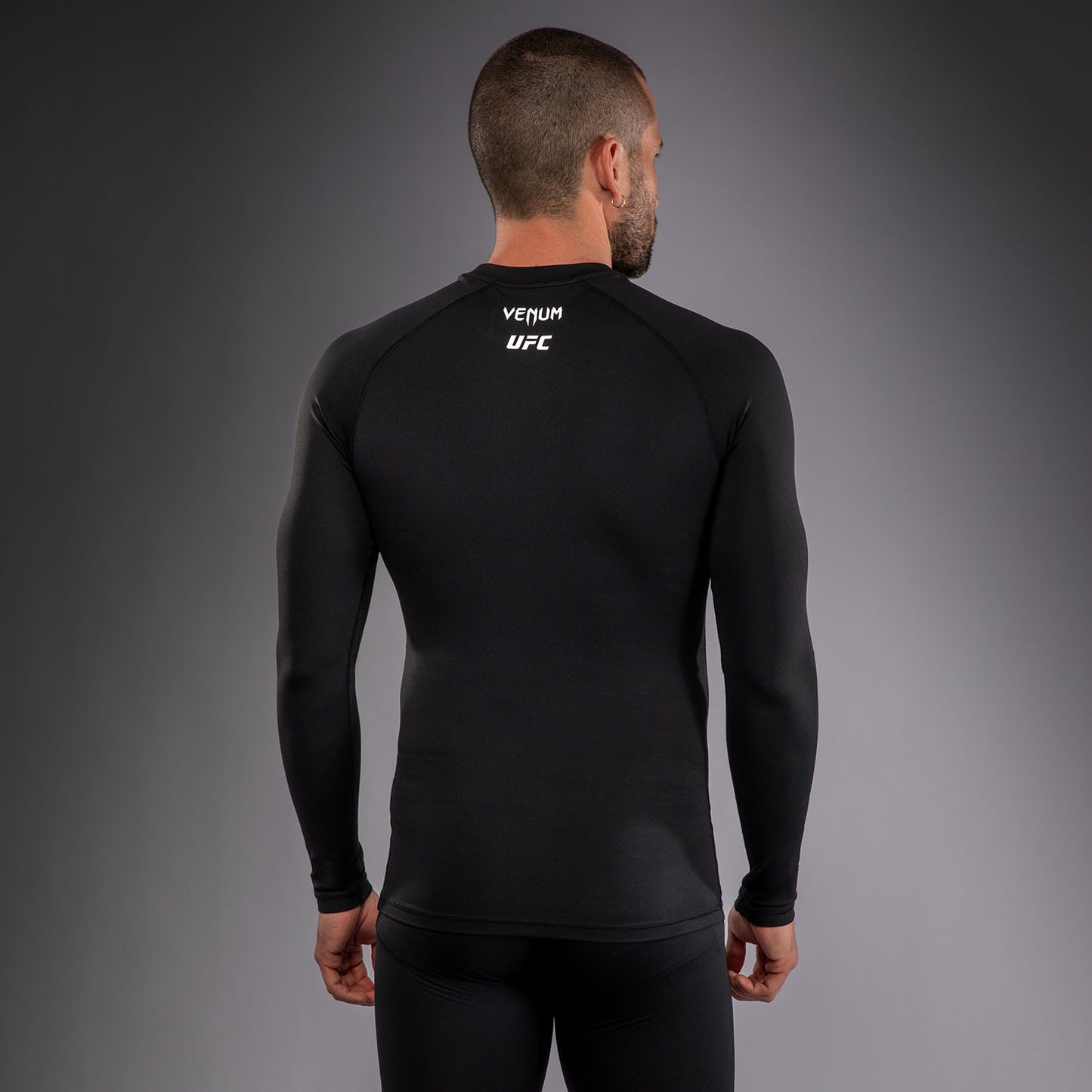 Venum UFC Unity by Venum Authentic Fight Week Men's Performance Long Sleeve Rashguard - Black