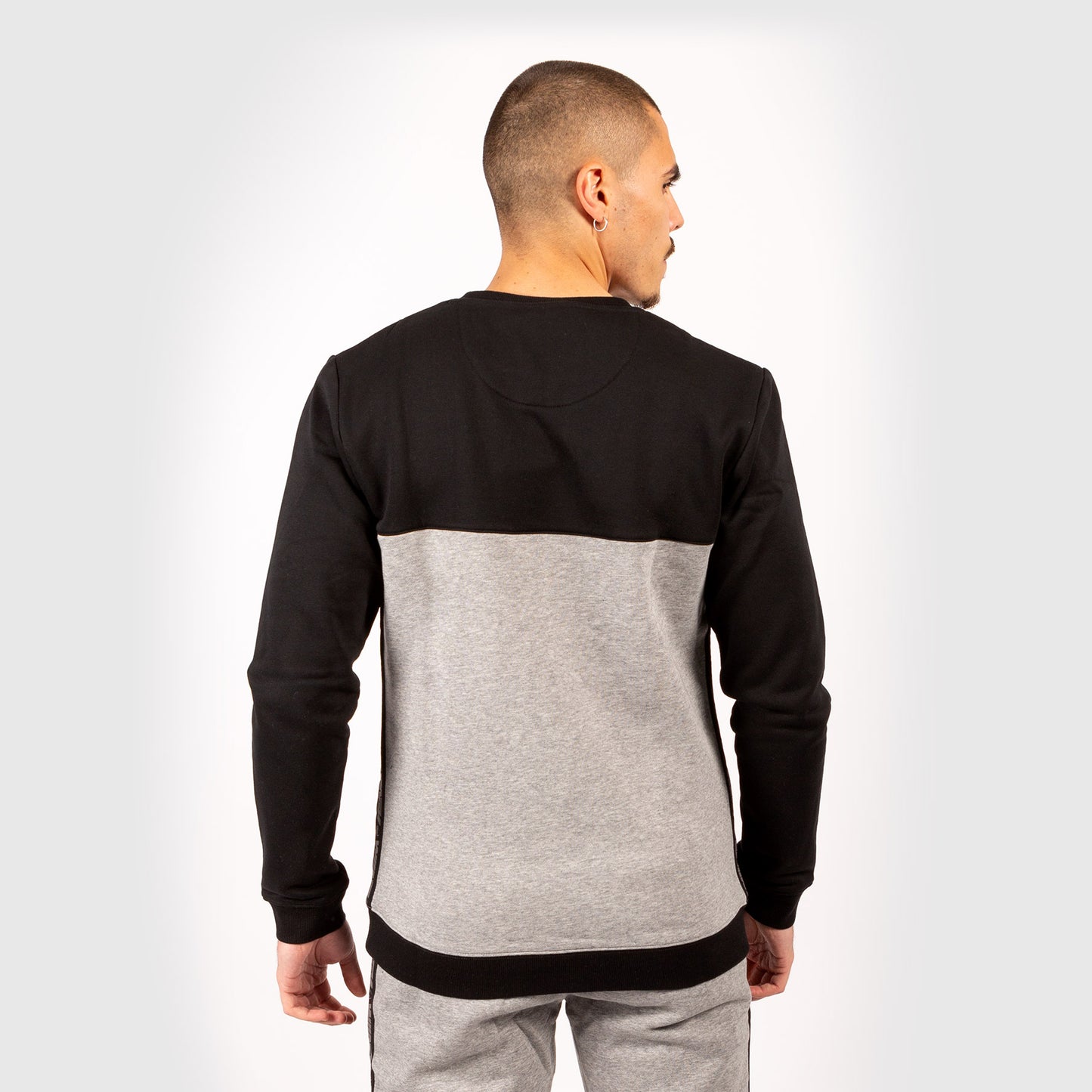 Venum Connect Crewneck Sweatshirt - Black/Dark heather Grey