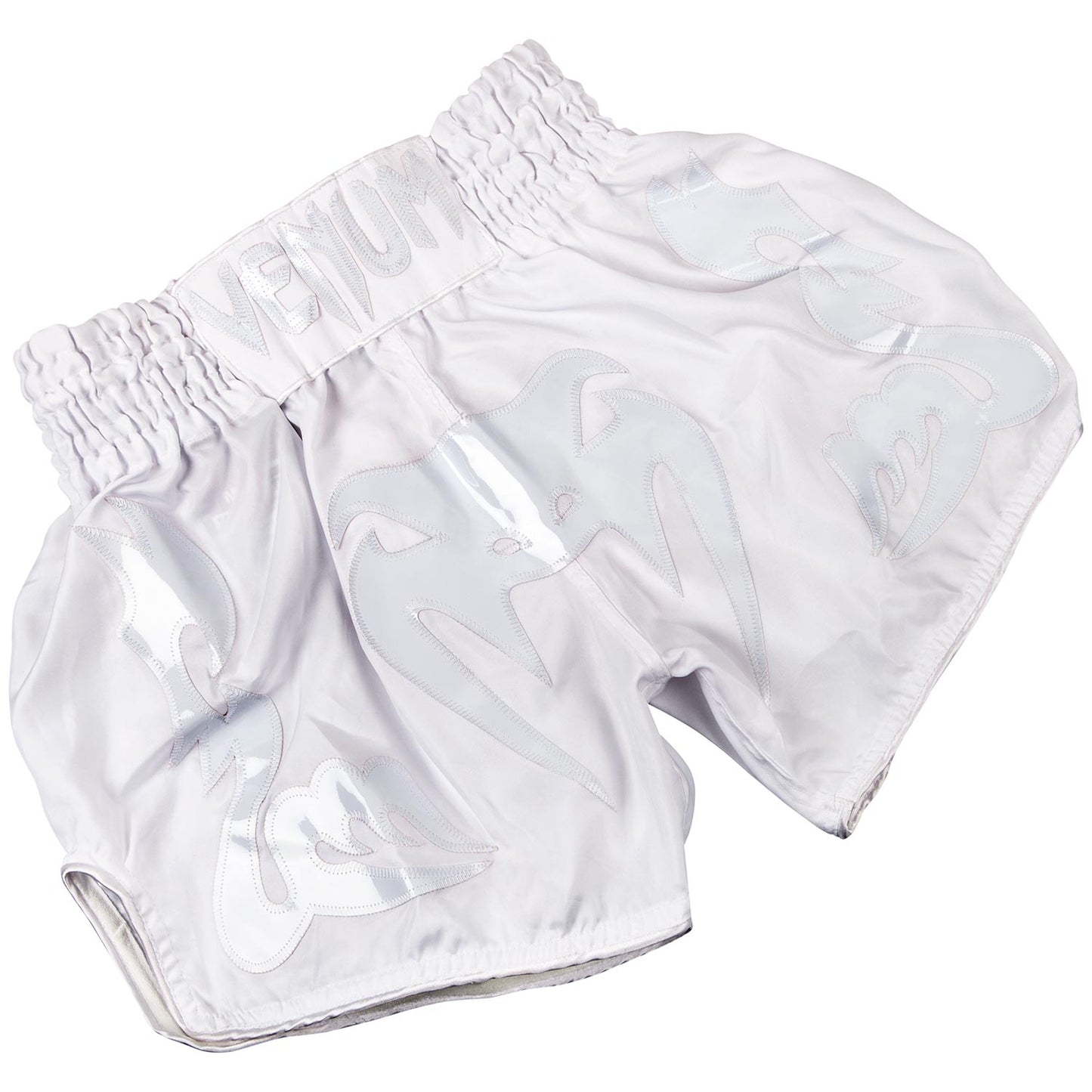 Venum Bangkok Inferno Muay Thai Shorts - White/White