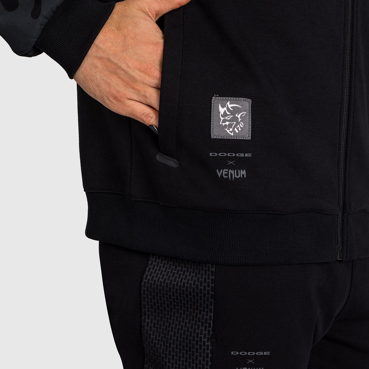 Venum x Dodge Demon 170  Men’s Full-Zip Jacket - Black