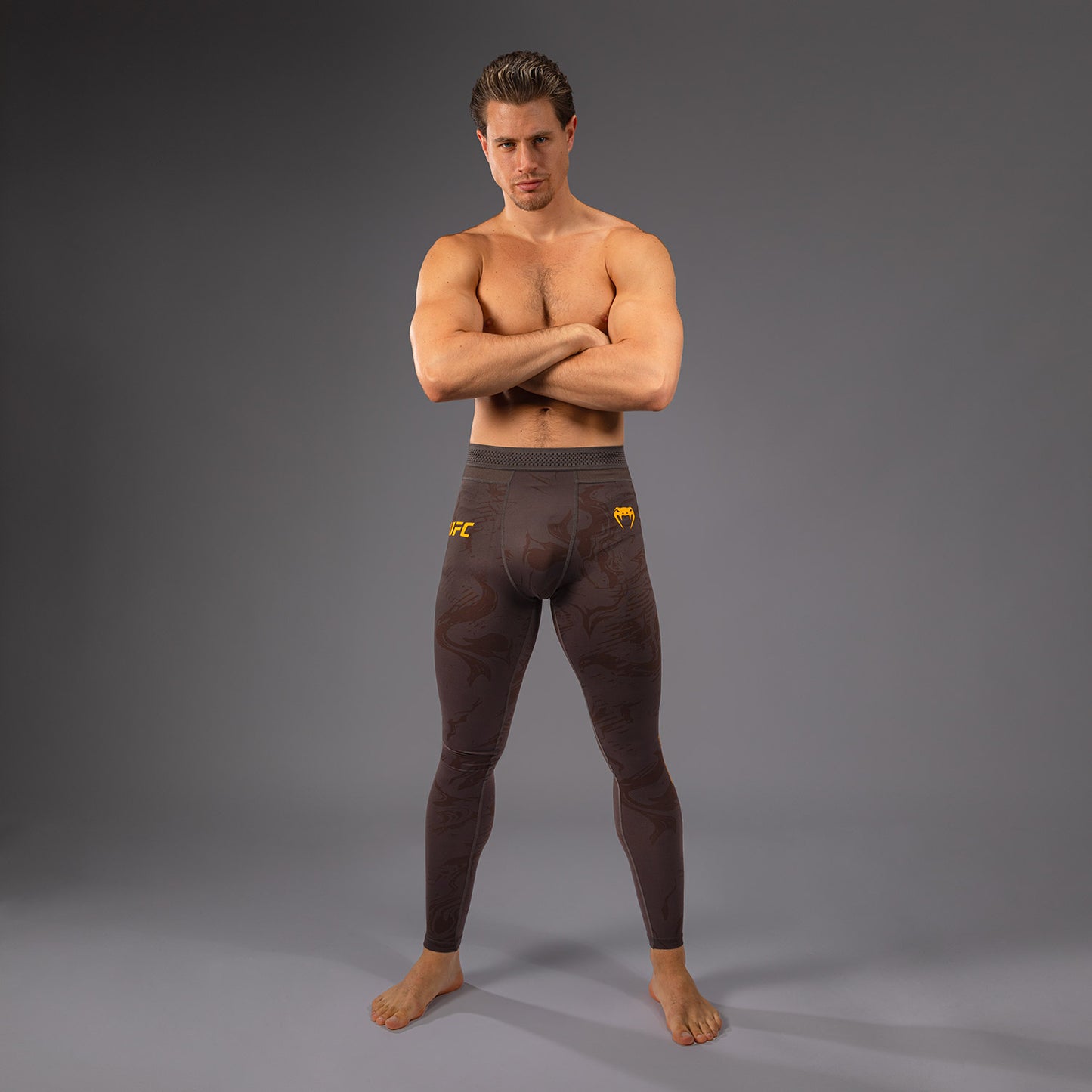 UFC Fusion by Venum Fight Week Men’s Performance Tight - Earthen Brown