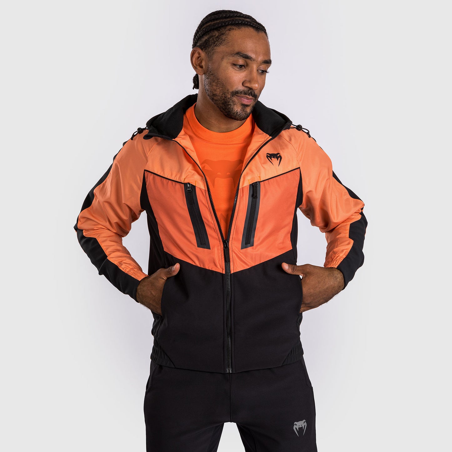 Venum Laser 3.0 Track Jacket - Black/Orange