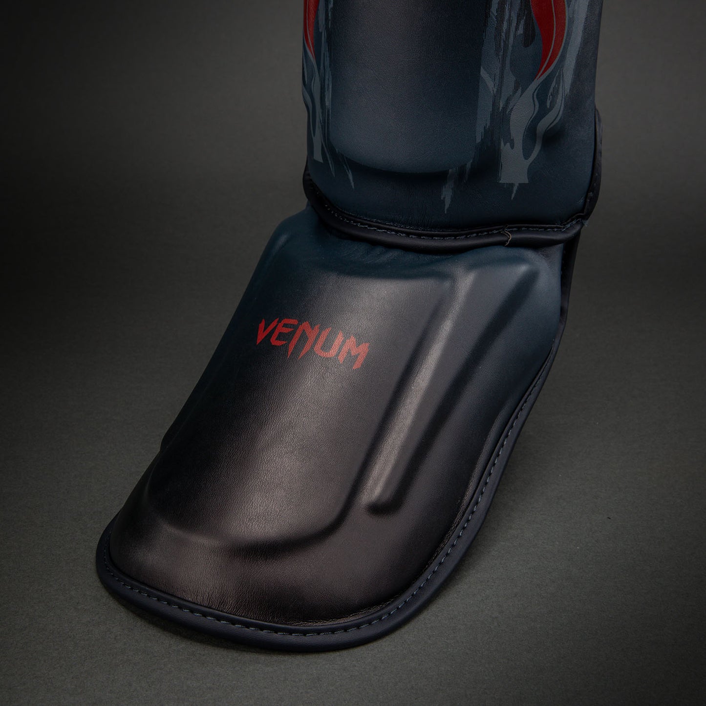 Venum Demon Shin Guards - Black/Grey