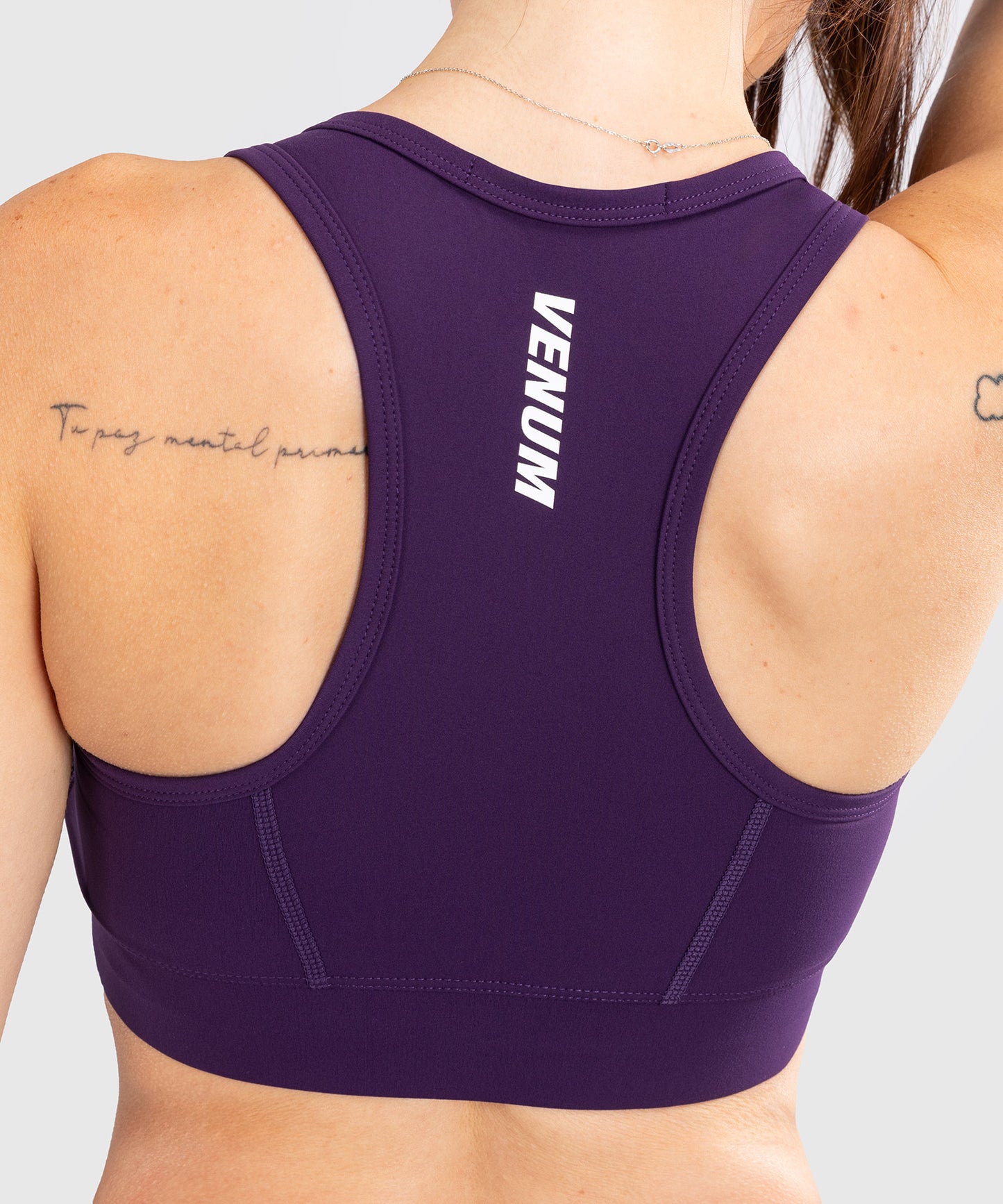 Venum Essential Women's Medium Impact Sports Bra - Deep Purple