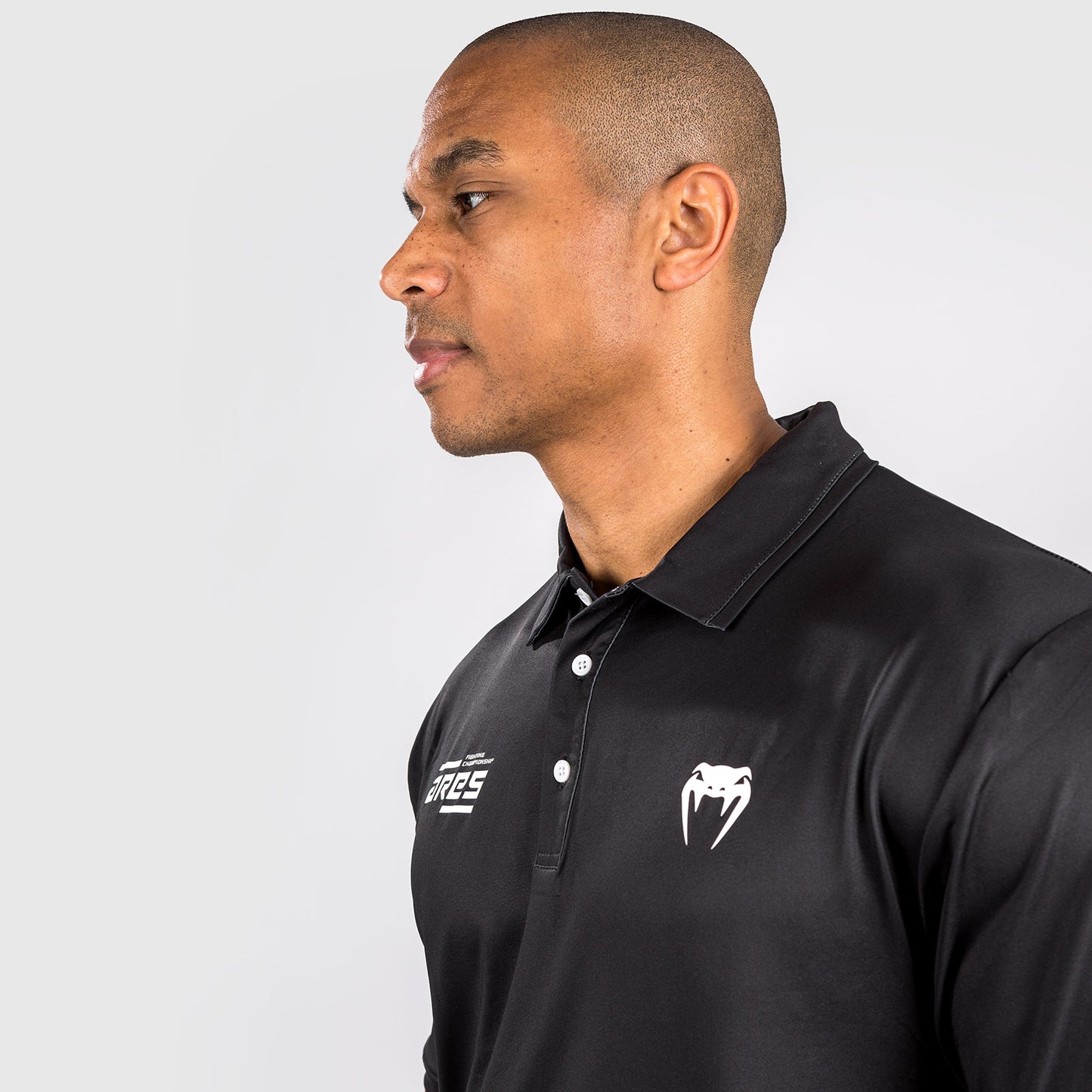 Venum x Ares Dry Tech Polo Shirt - Black