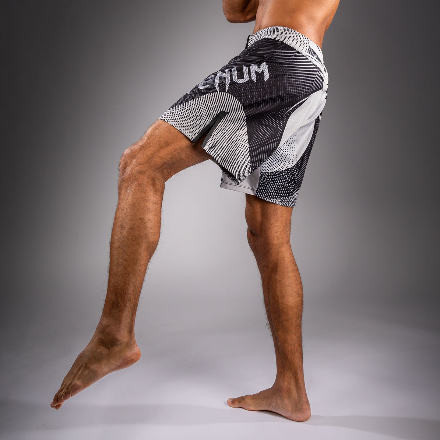 Venum Galactic 3.0 Fight Shorts - Off-White/Black