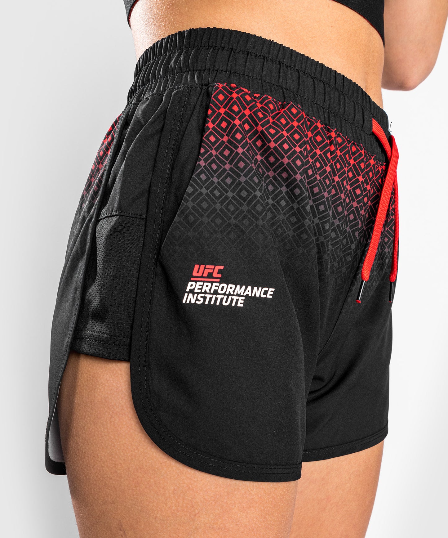 UFC Venum Performance Institute Training Short - For Women - Black/Red