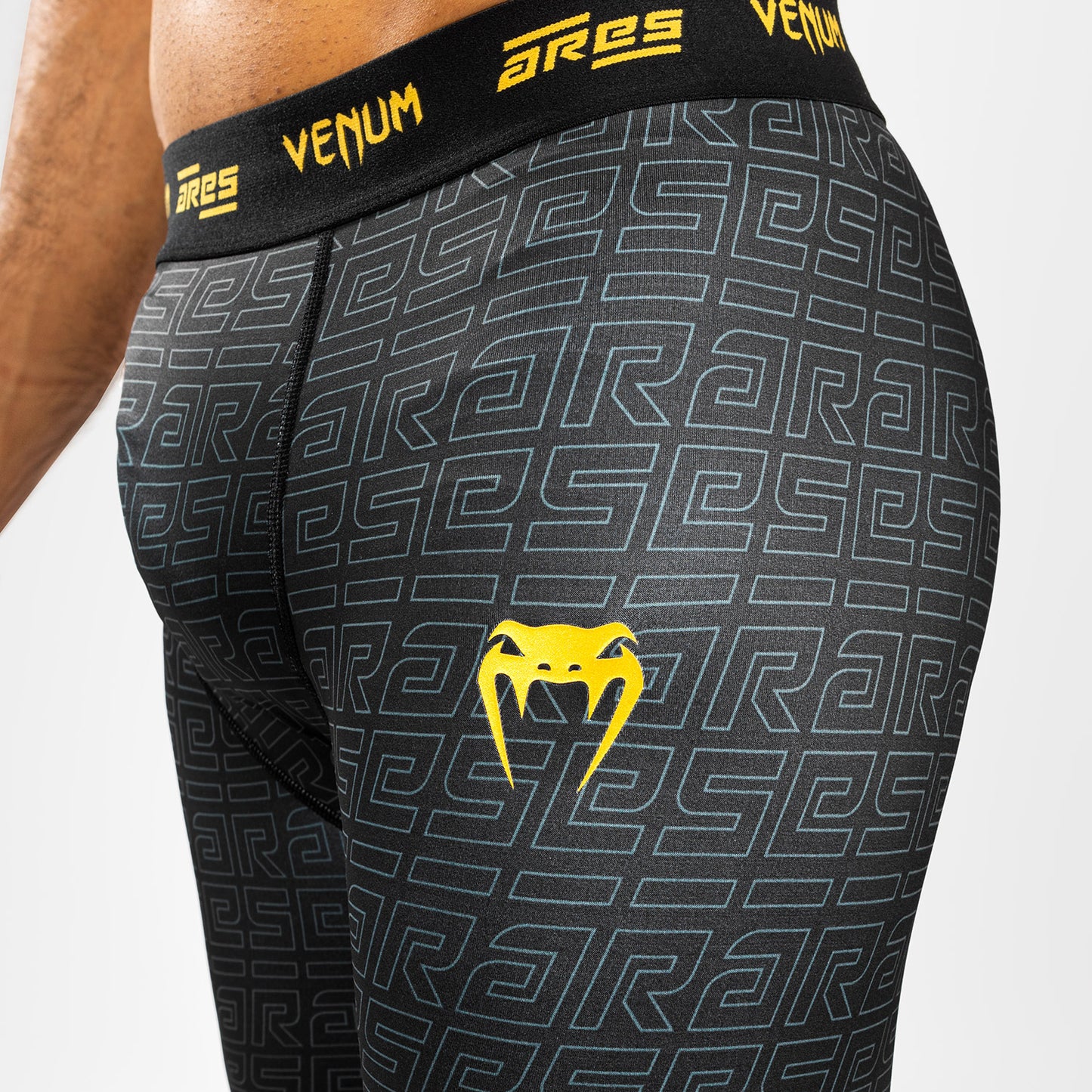 Venum x Ares Men’s Vale Tudo Shorts - Black/Gold