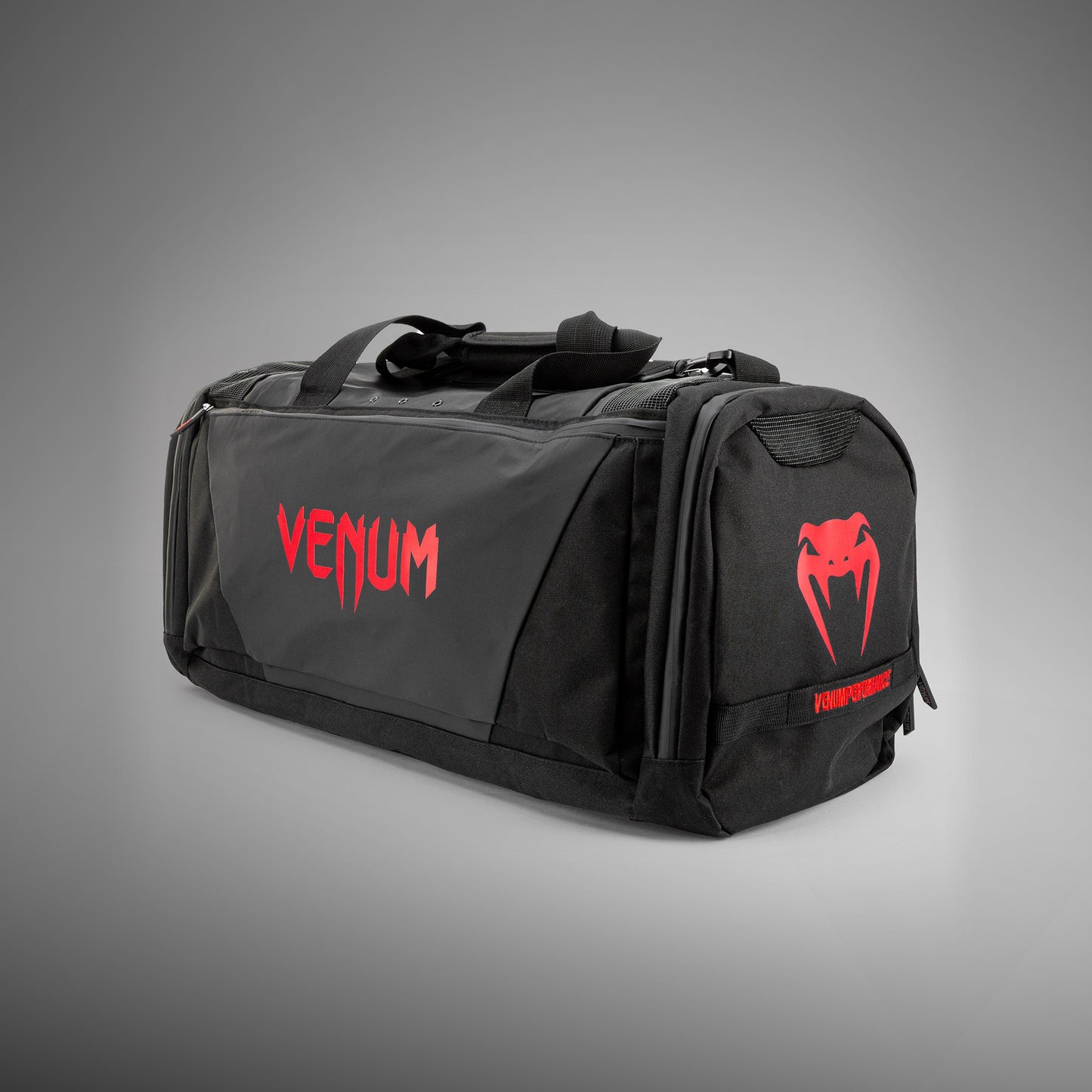 Venum Trainer Lite Evo Sports Bags (48L) - Black/Red