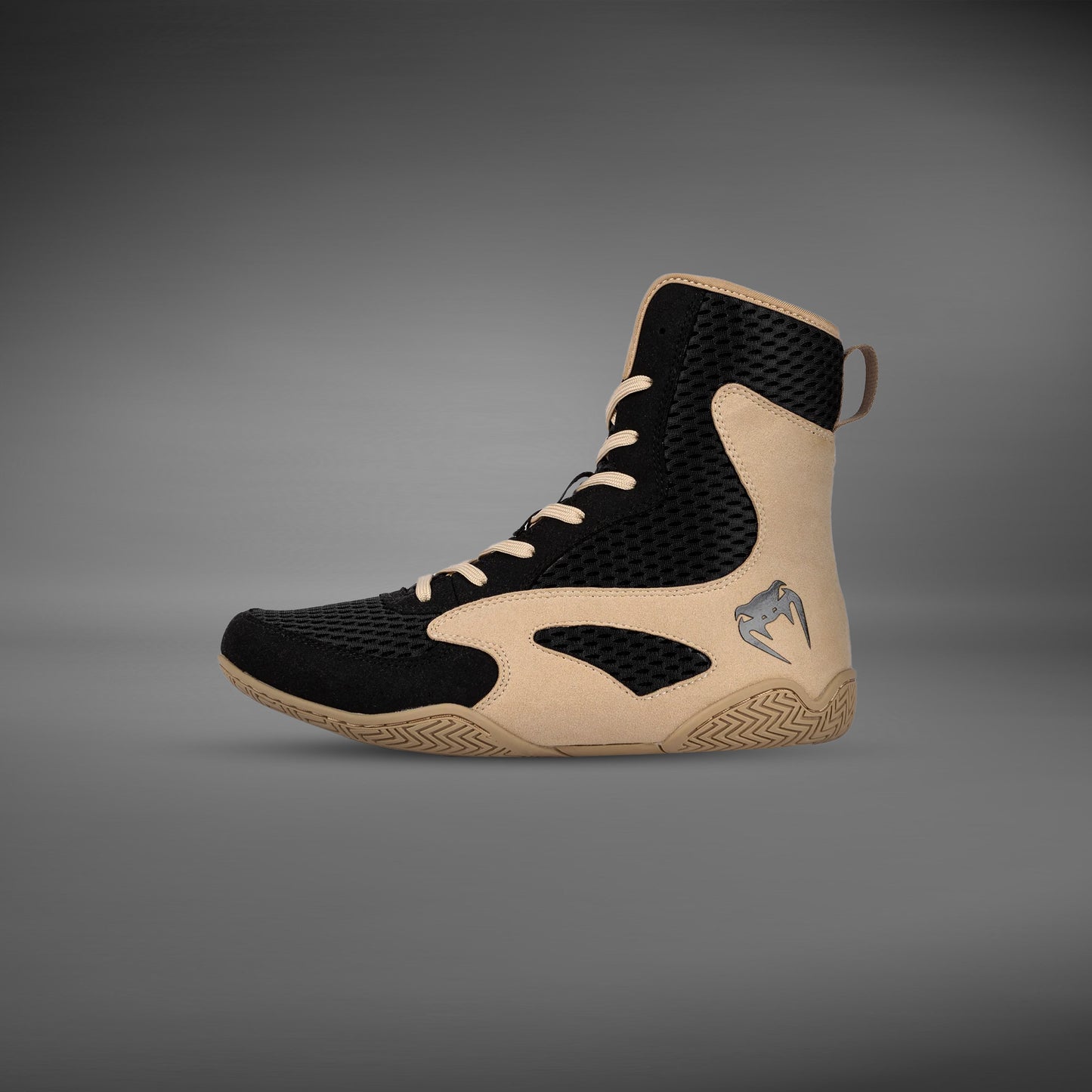 Venum Contender Boxing Shoes - Black/Sand