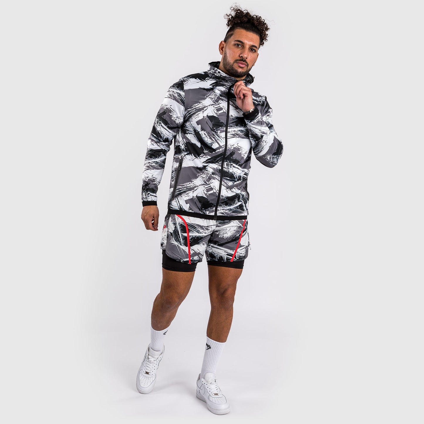 Venum Electron 3.0 Hoodie - Grey/Red