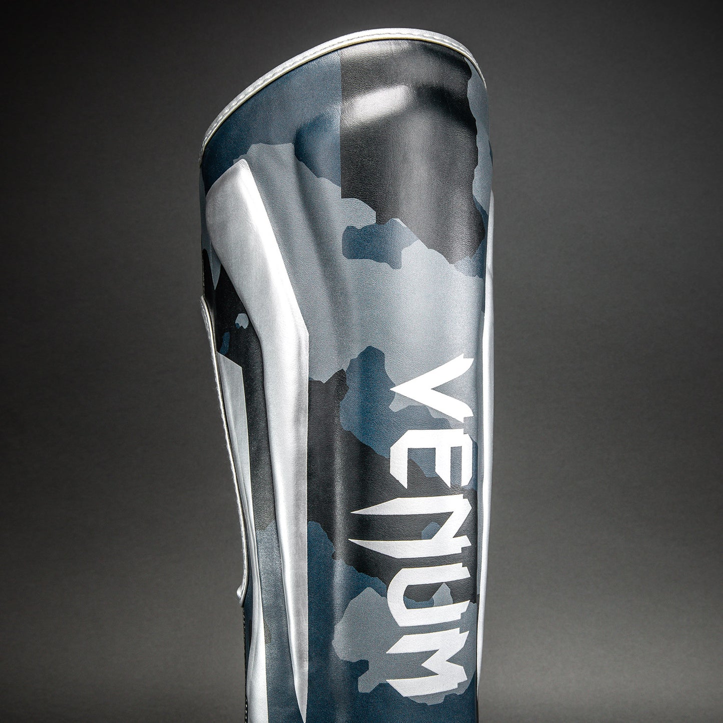 Venum Elite Camo Shin Guards - Dark Navy/Blue