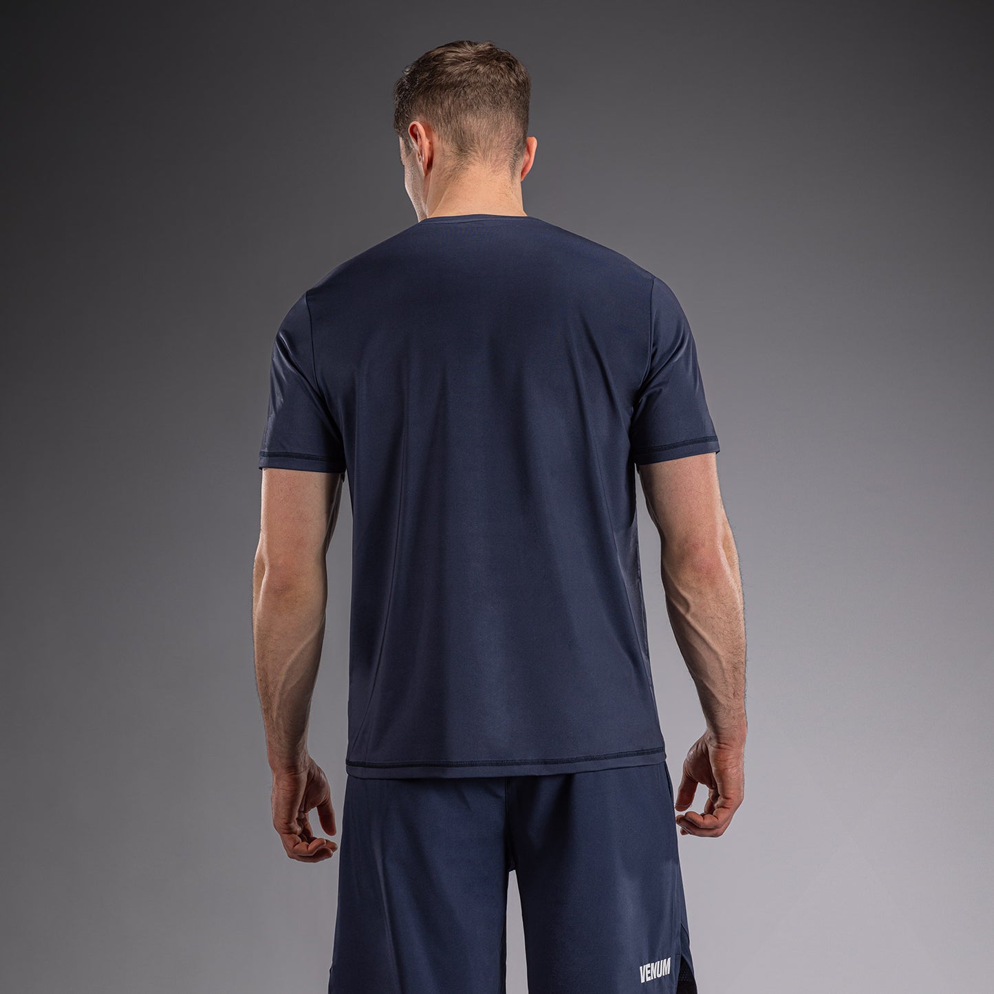 Venum Classic Dry Tech T-Shirt - Navy Blue/White