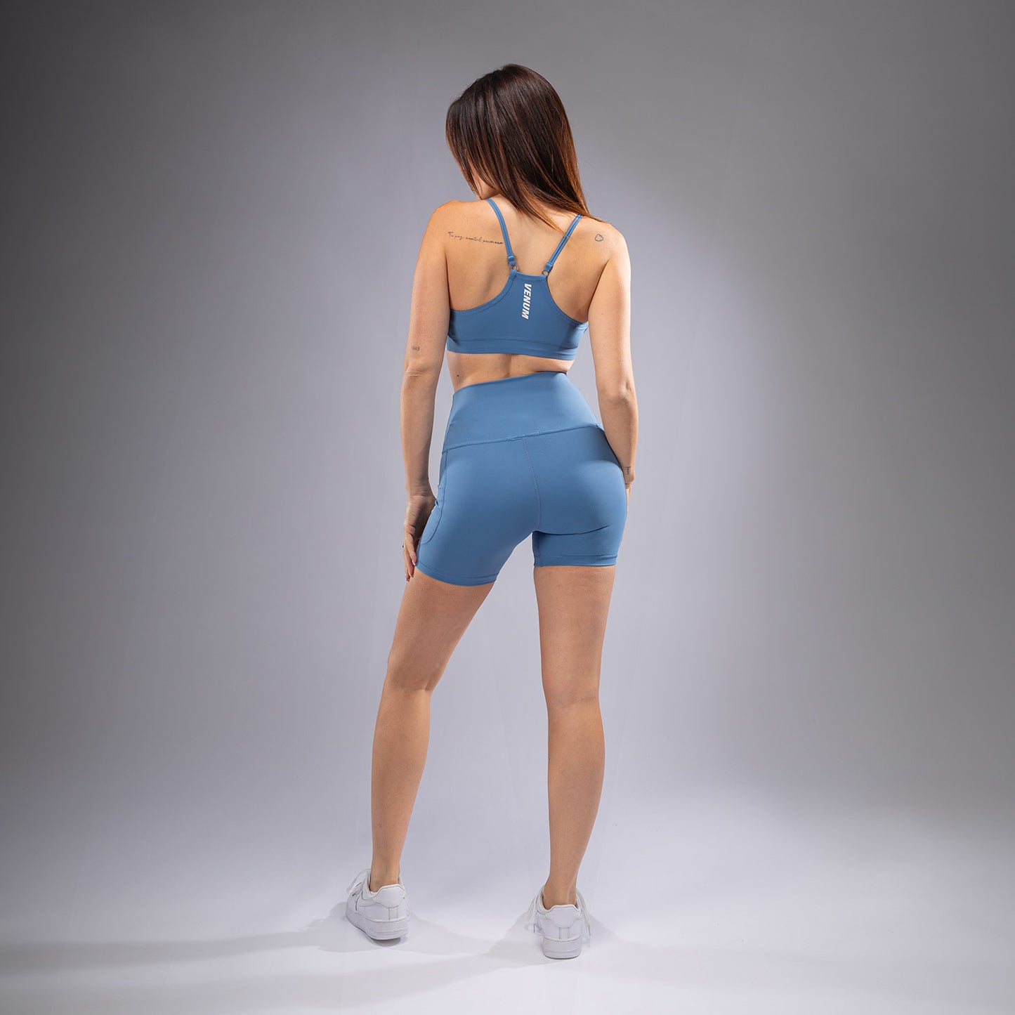 Venum Essential Women's Bike Shorts - Storm Blue
