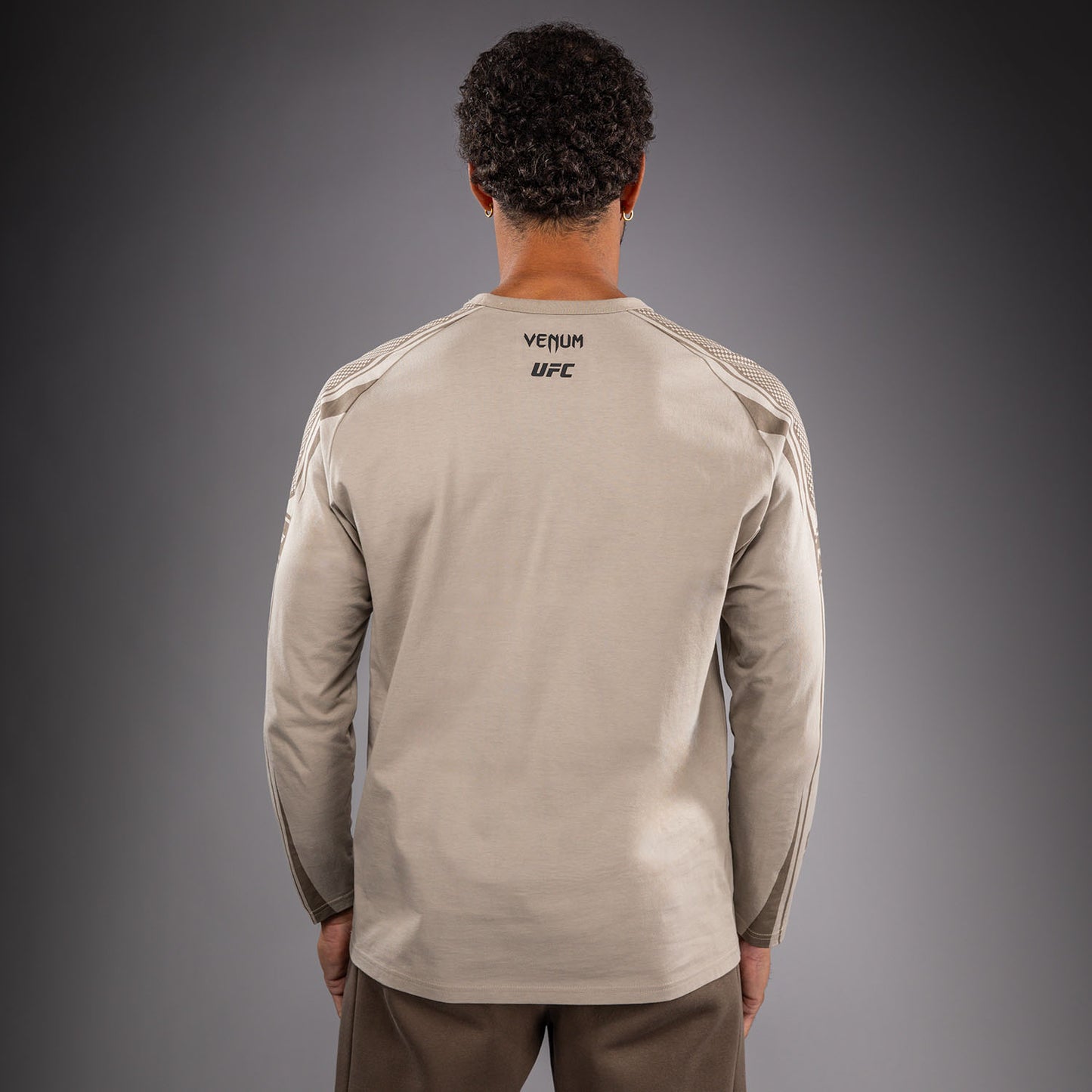 Venum UFC Unity by Venum Authentic Fight Week Men's Long Sleeve T-Shirt - Sand