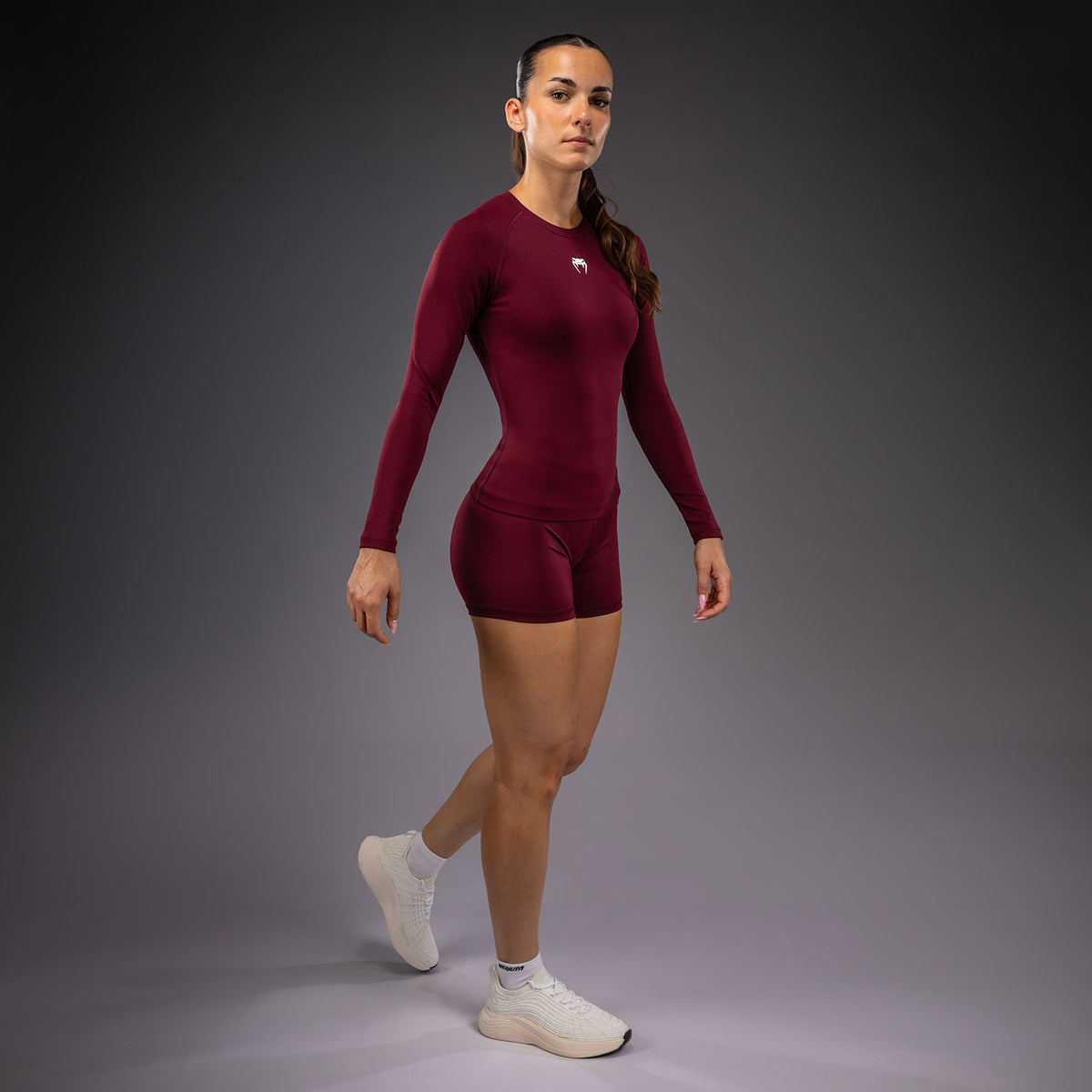 Venum Aero XT Long Sleeve Rashguard - Plum