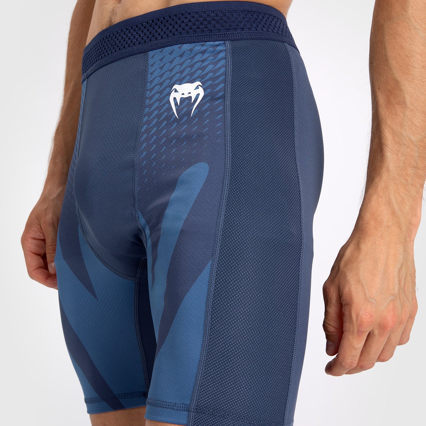 Venum Attack Men's Vale Tudo Short - Navy Blue