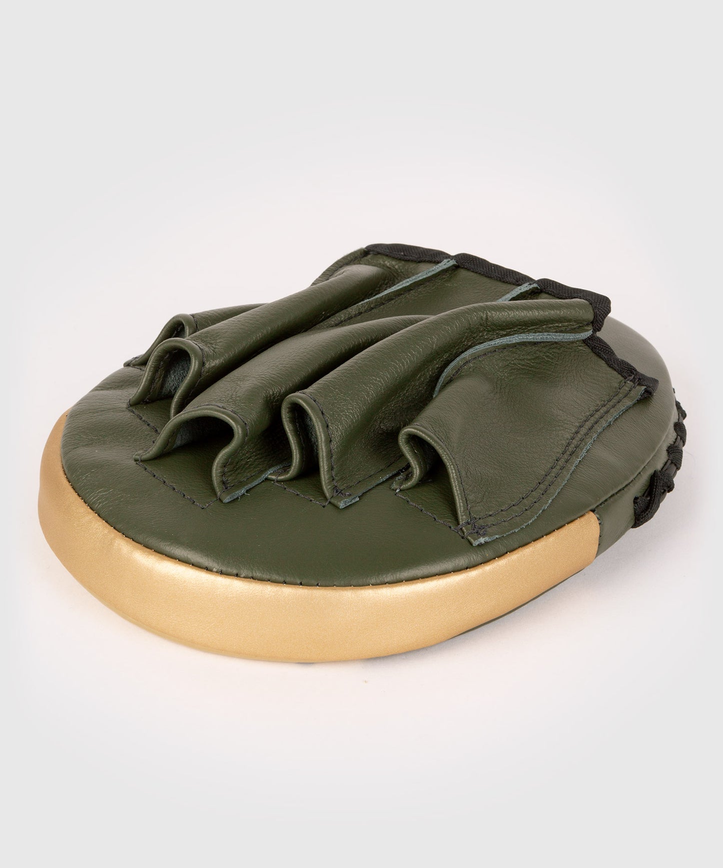 Venum Pro Boxing Flat Punch Mitts (Pair) - Khaki/Gold