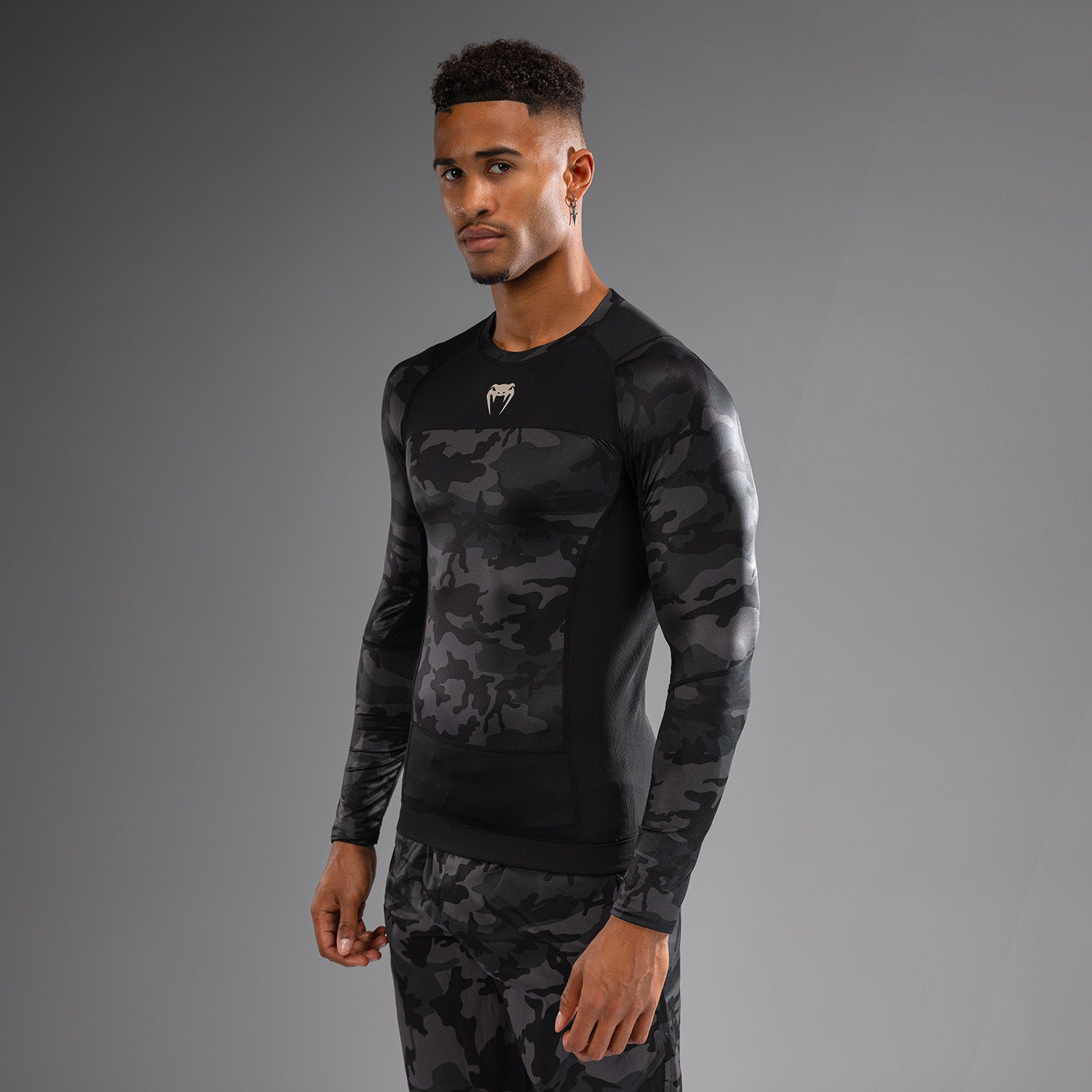 Venum G-Fit Air Men's Long Sleeve Rashguard - Digital Urban Camo