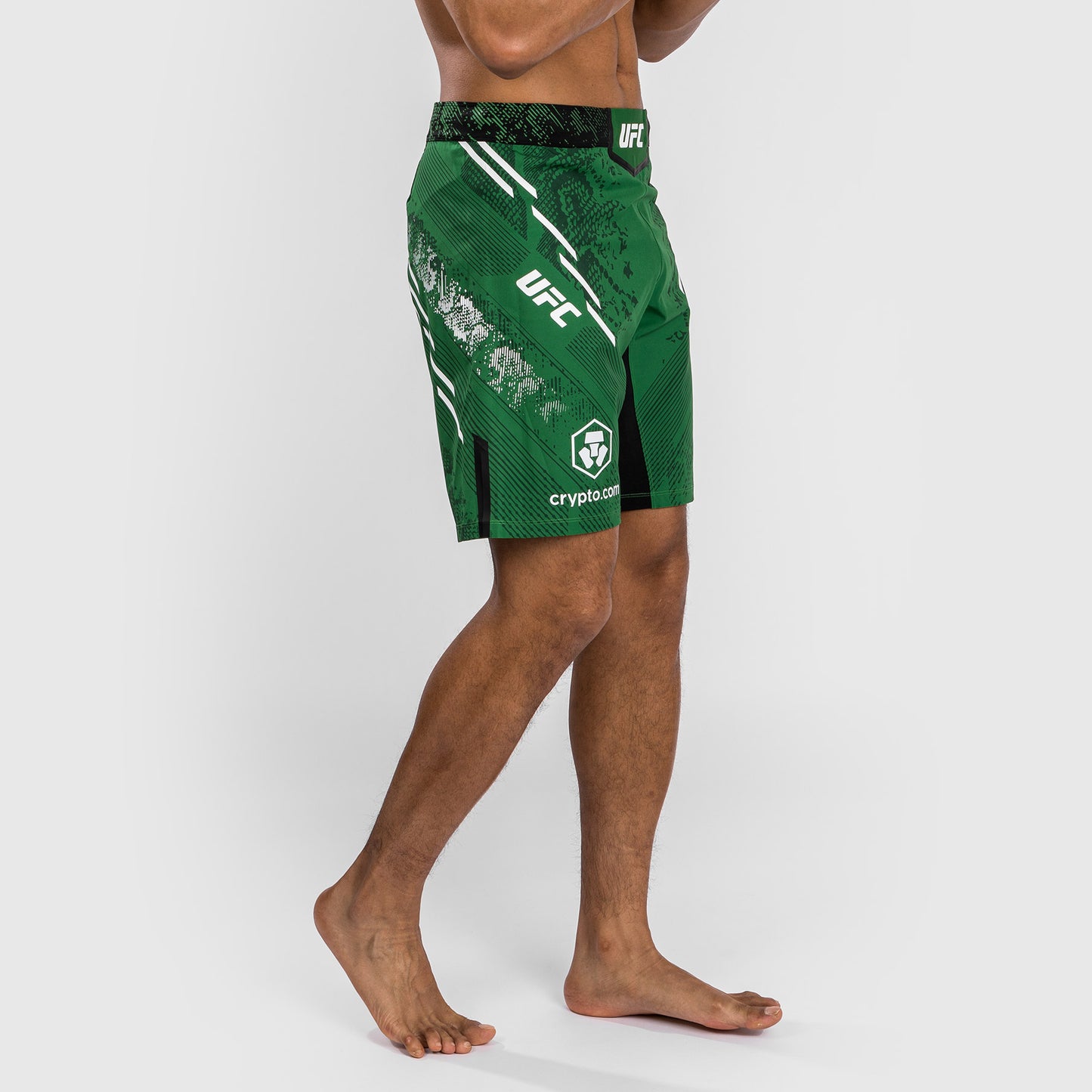 UFC Adrenaline by Venum Personalized Authentic Fight Night Men's Fight Short - Long Fit - Green
