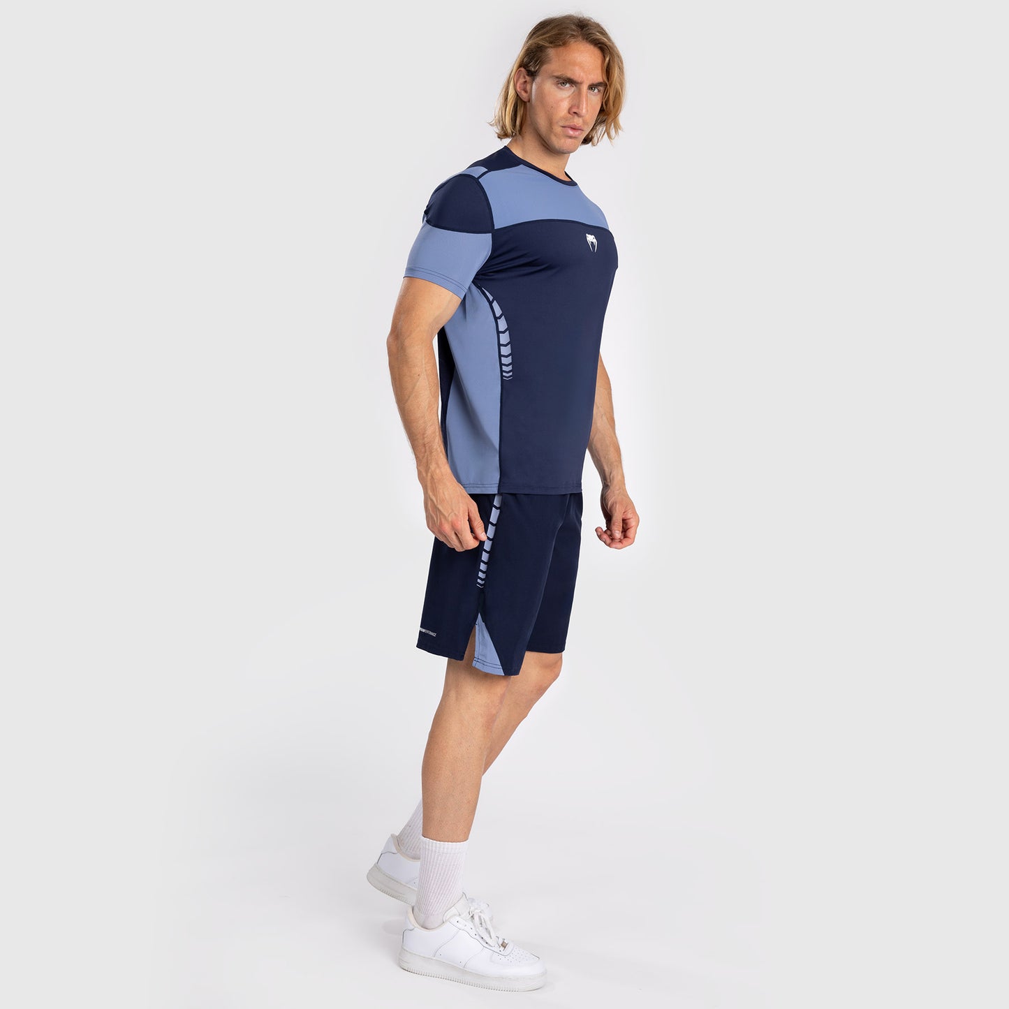 Venum Tempest Men's Dry-Tech T-Shirt - Navy Blue/Blue