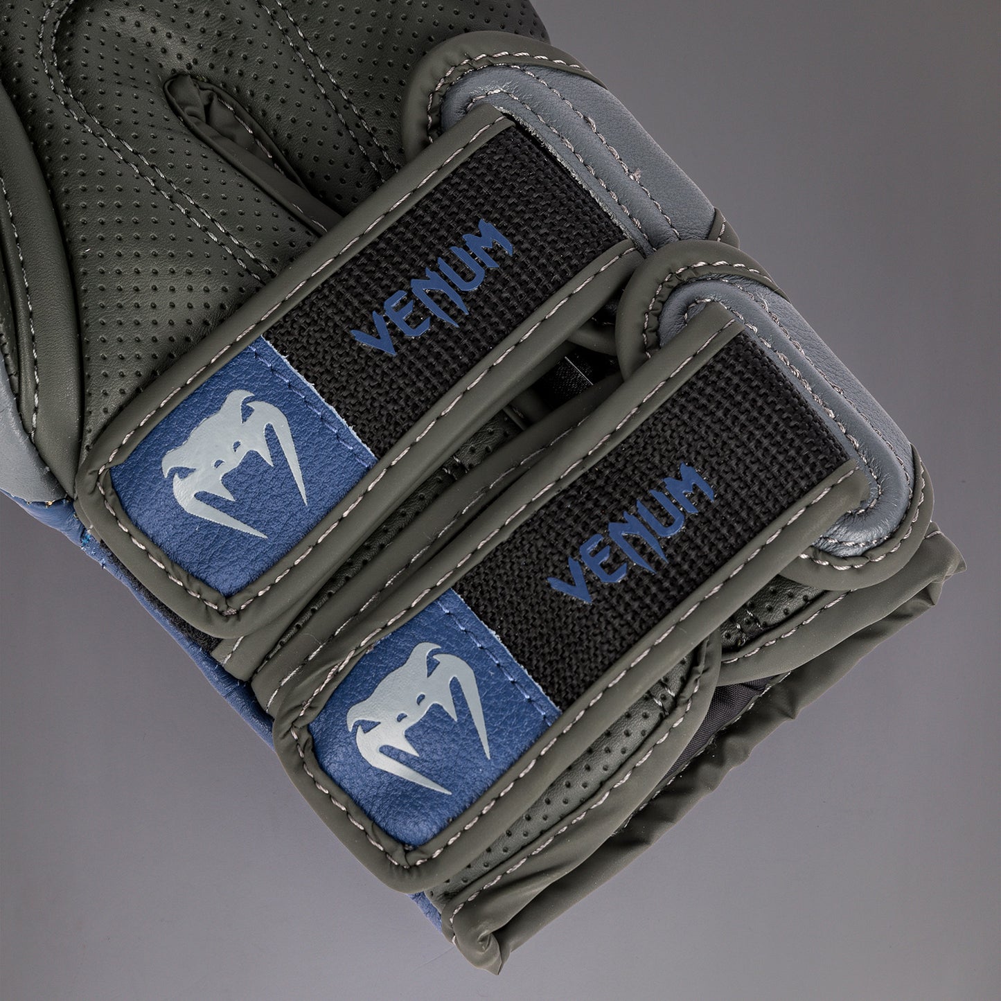 Venum Reverso Boxing Gloves - Storm Grey/Royal Blue