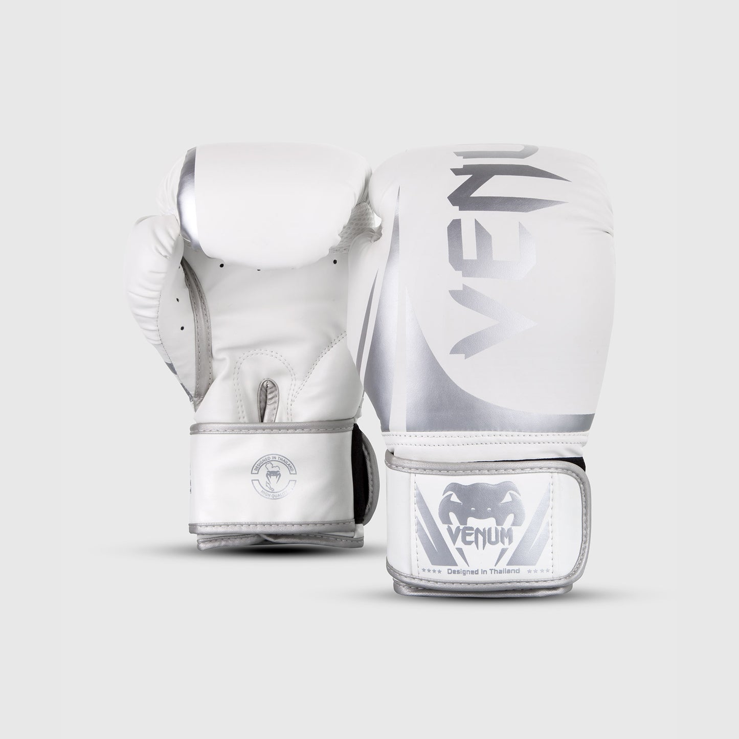 Venum Challenger 2.0 Boxing Gloves - White/Silver