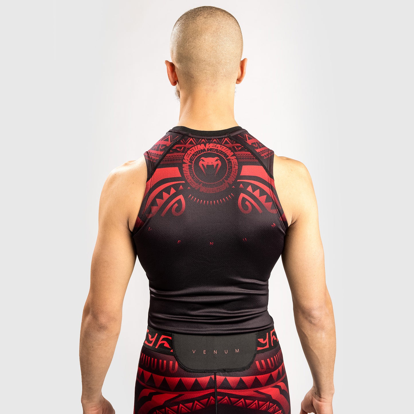 Venum Nakahi Sleeveless Rashguard - Black/Red