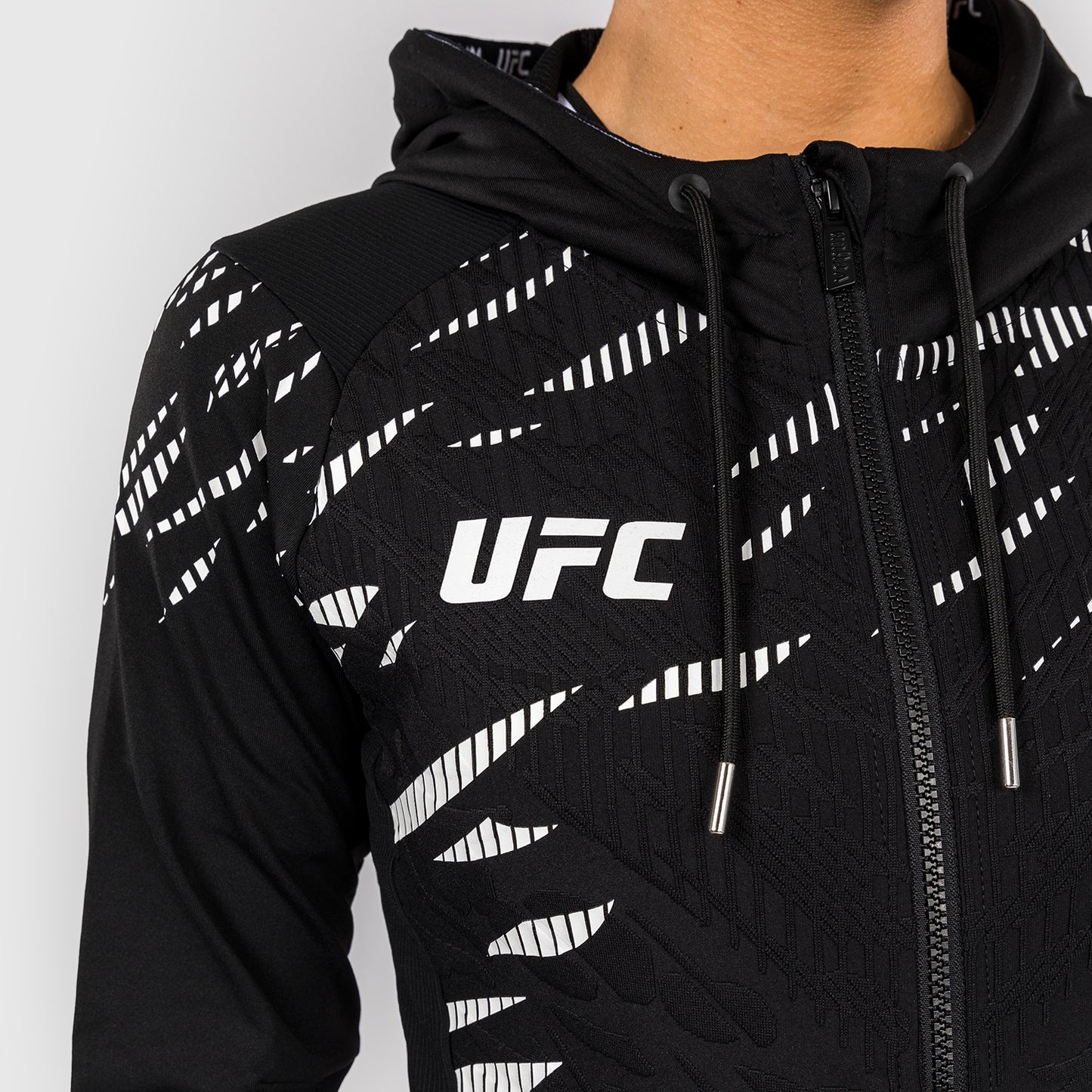 UFC Fusion by Venum Personalized Authentic Fight Night Women's Hoodies - Black