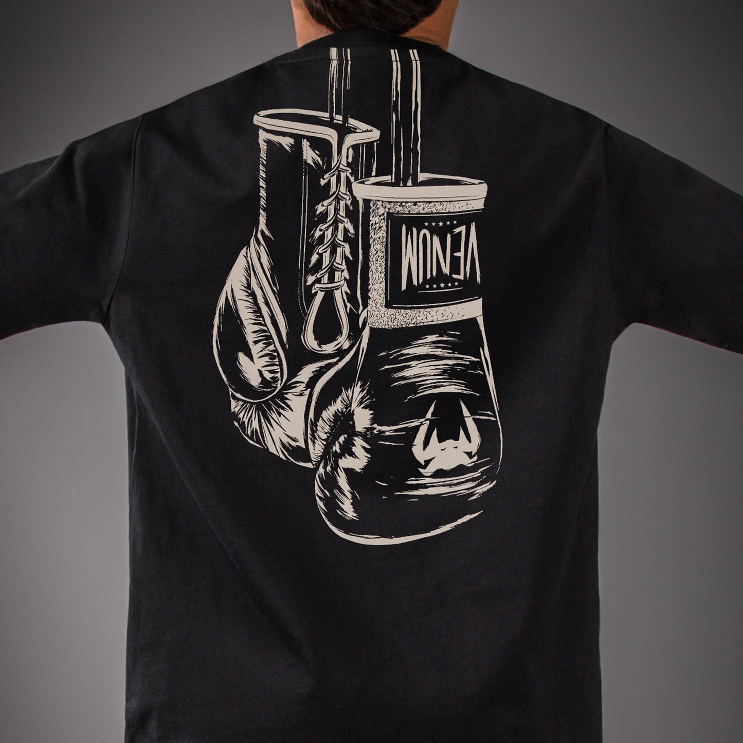 Venum Fight Icon Kids Cotton T-Shirt - Black