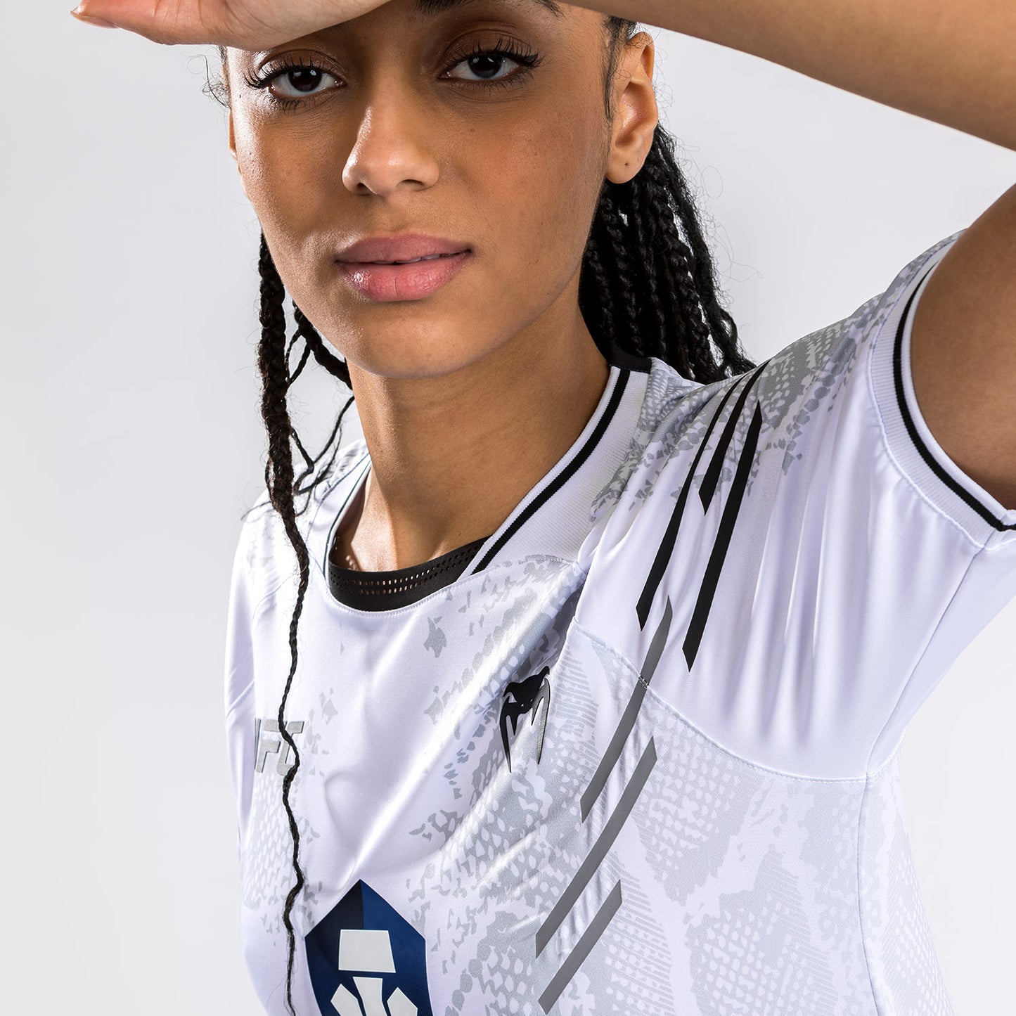 UFC Adrenaline by Venum Personalized Authentic Fight Night Women's Walkout Jersey - White