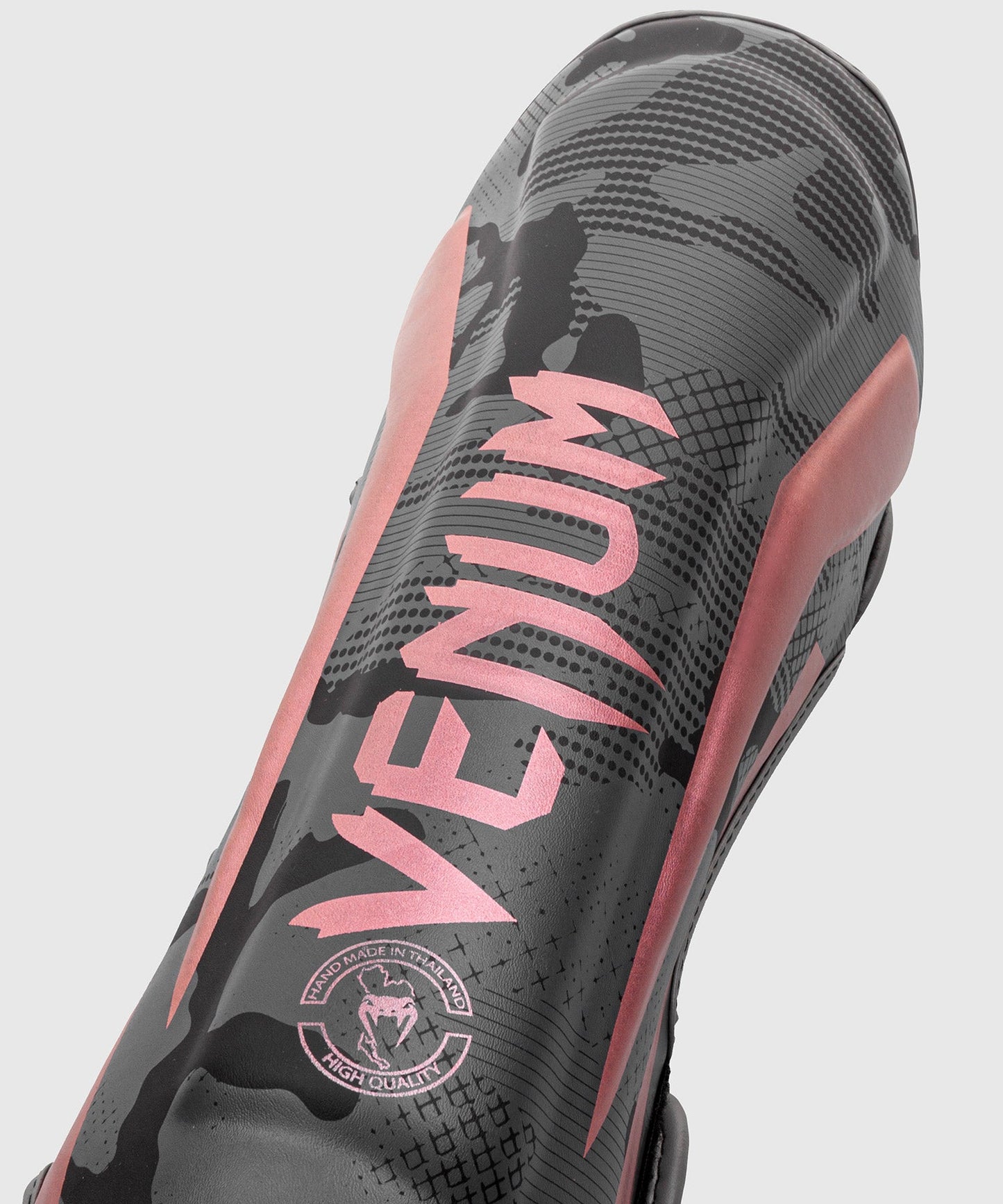 Venum Elite Shin Guard - Black/Rose/Gold