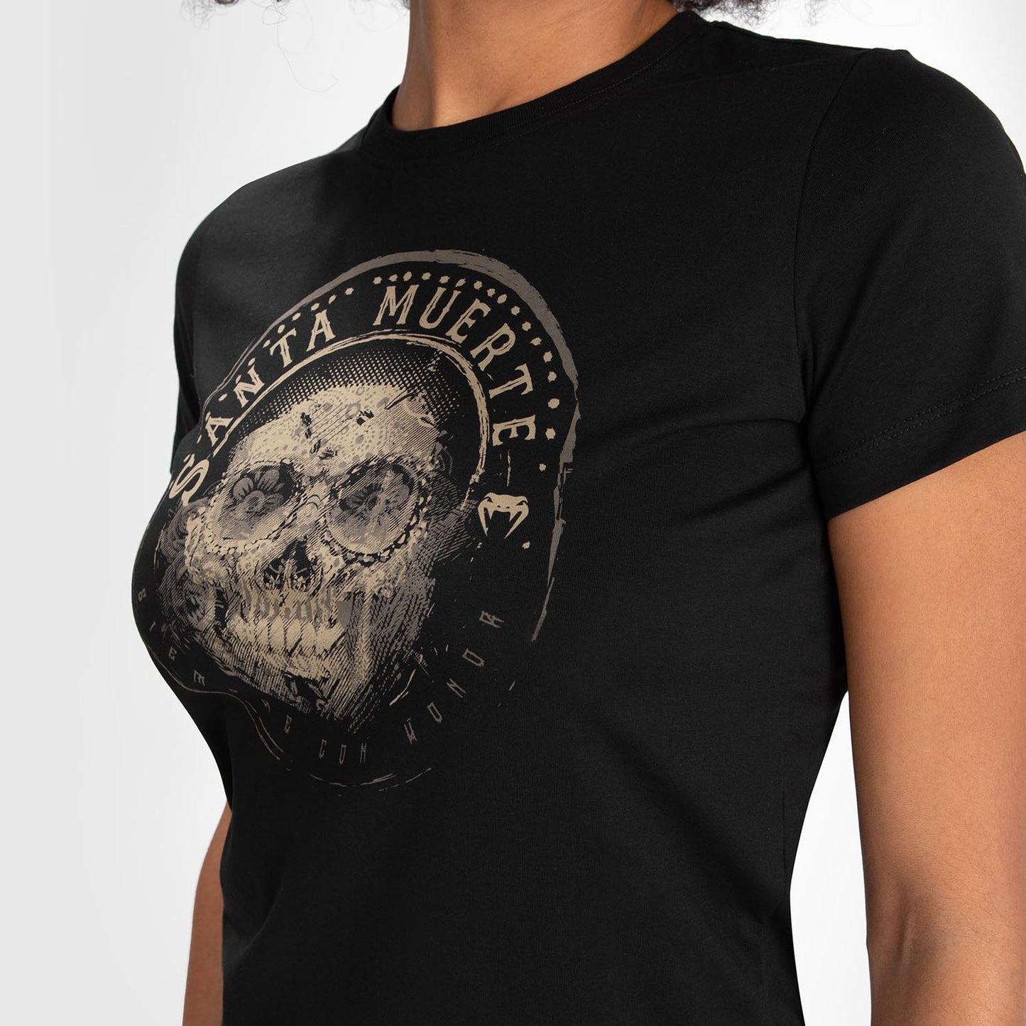 T-shirt Santa Muerte Dark Side Venum Woman - Black/Brown