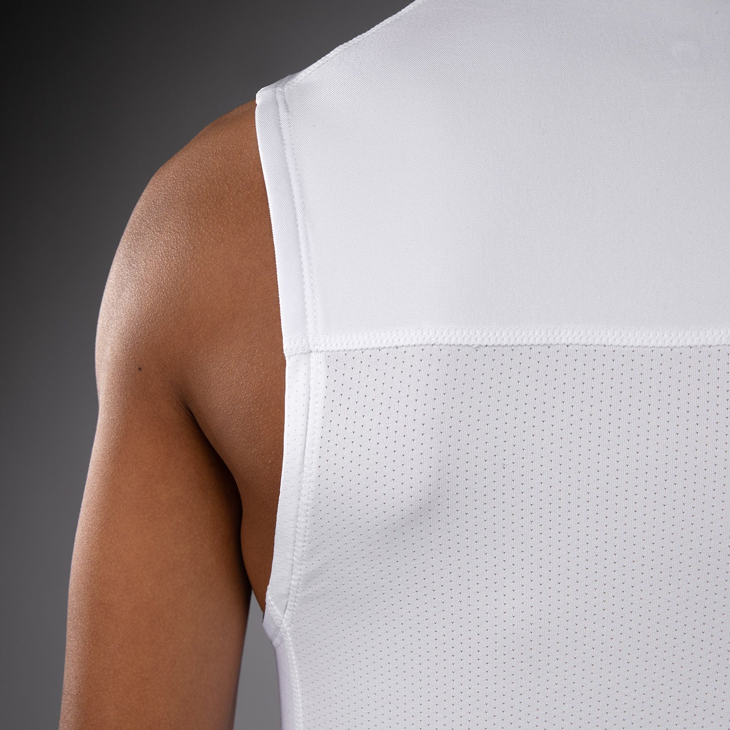 Venum Elite Kids Football Sleeveless Compression Jersey - White