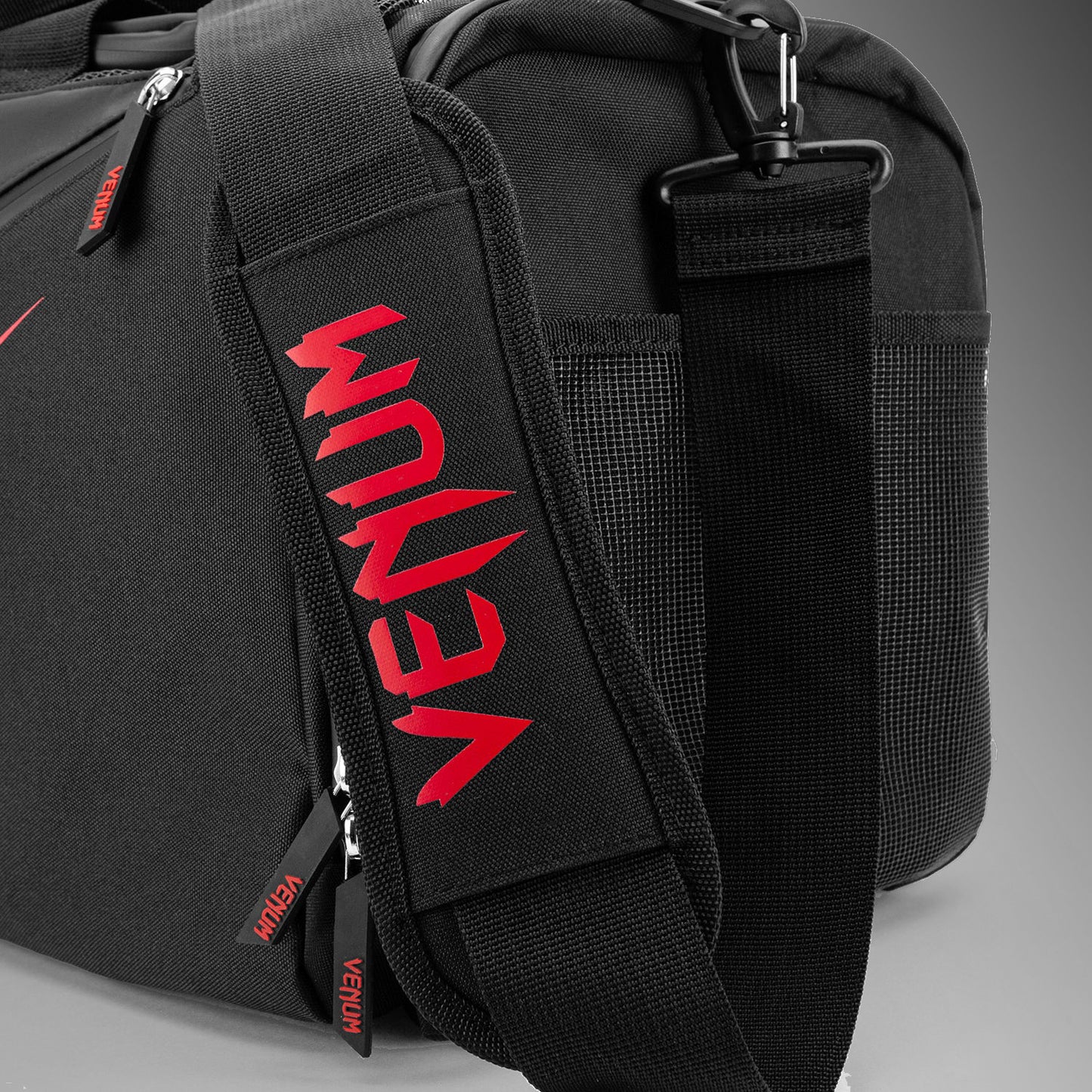Venum Trainer Lite Evo Sports Bags (48L) - Black/Red