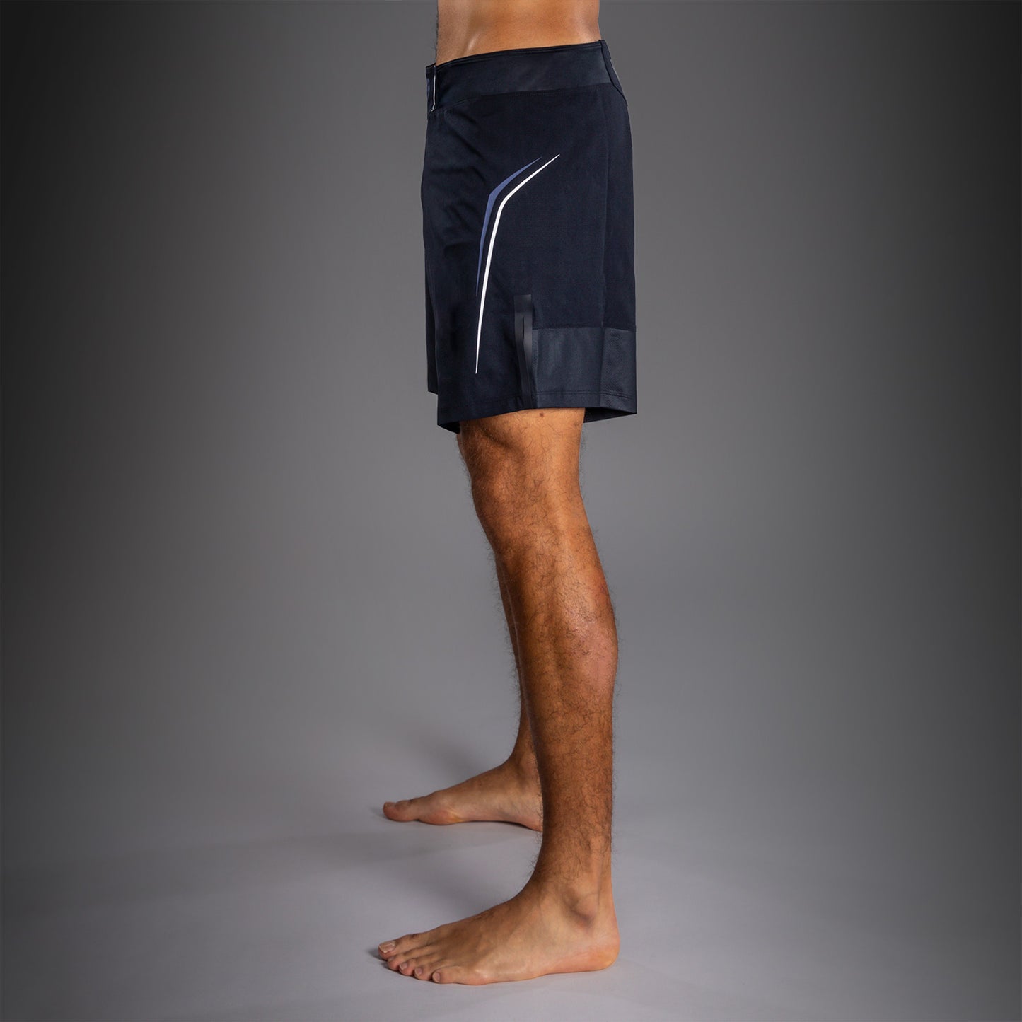 Venum G-Core Fight Shorts - Navy Blue/White