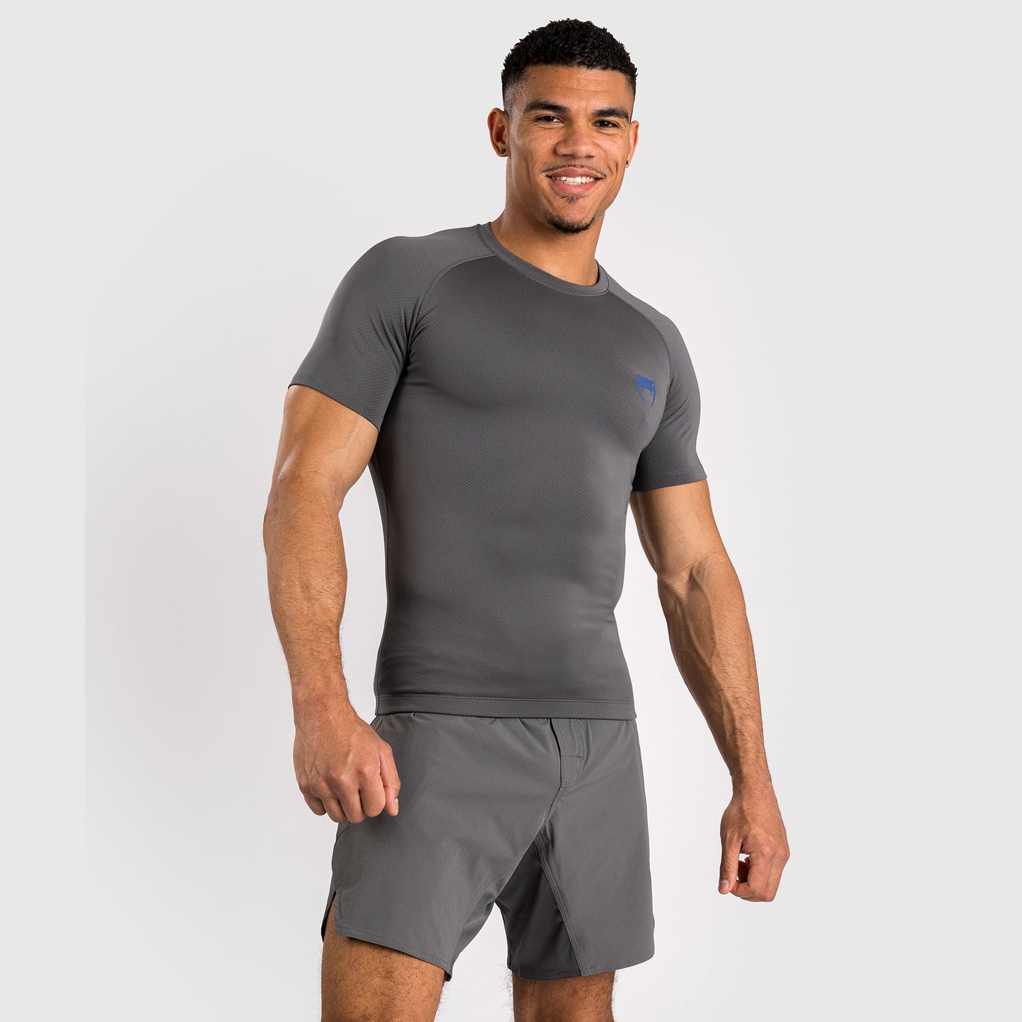 Venum Contender Men’s Short Sleeve Rashguard - Grey