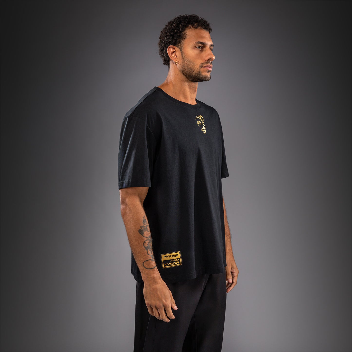 Venum x Mike Tyson Tiger T-Shirt - Black/Gold