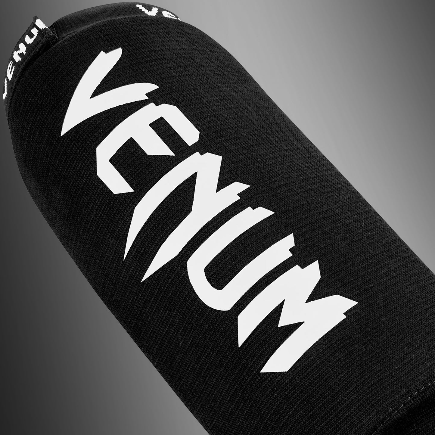 Venum Kontact Shin Guards Without Foot - Black