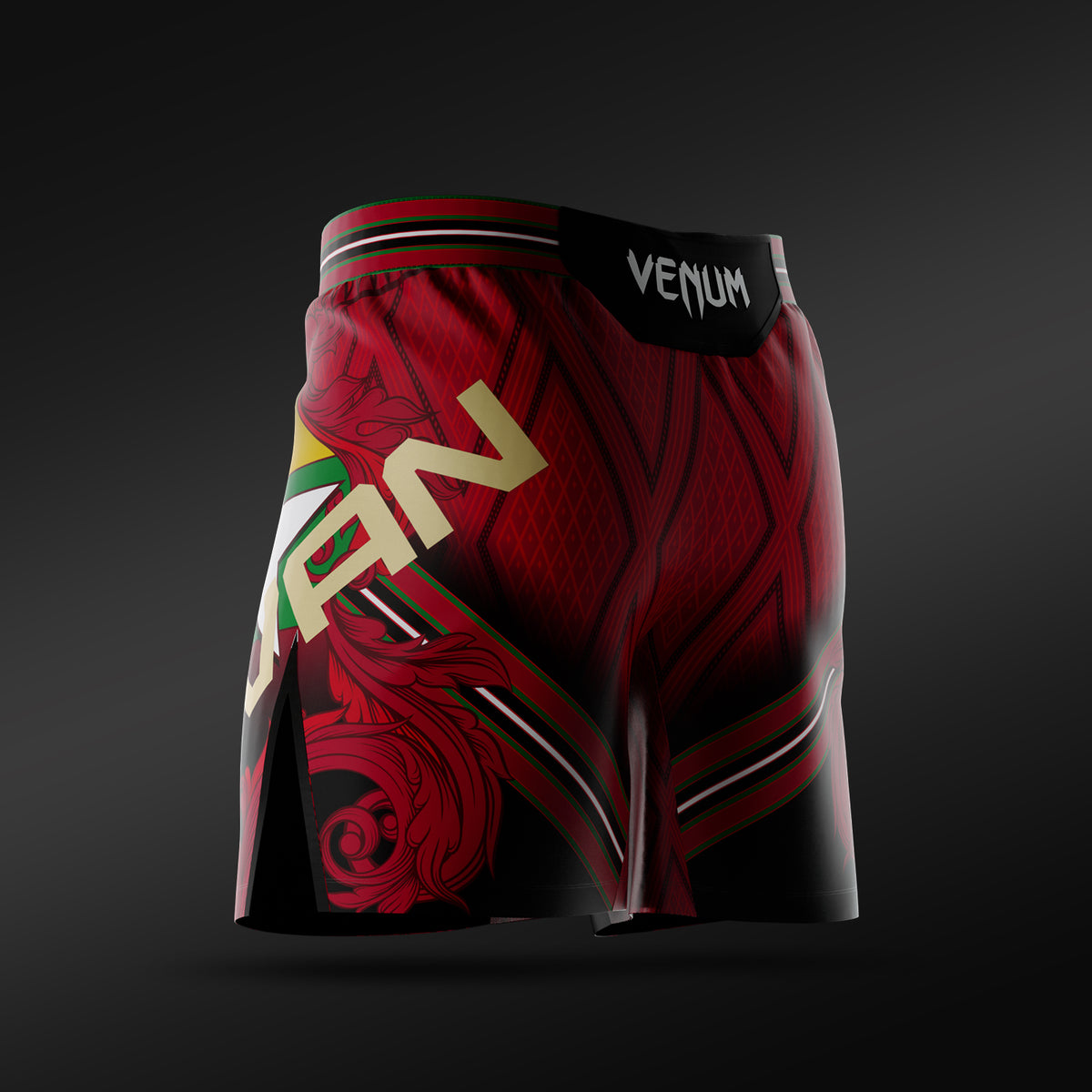 Men’s UFC Adrenaline Unrivaled by Venum Red Josh Van Short Fit Fight Short