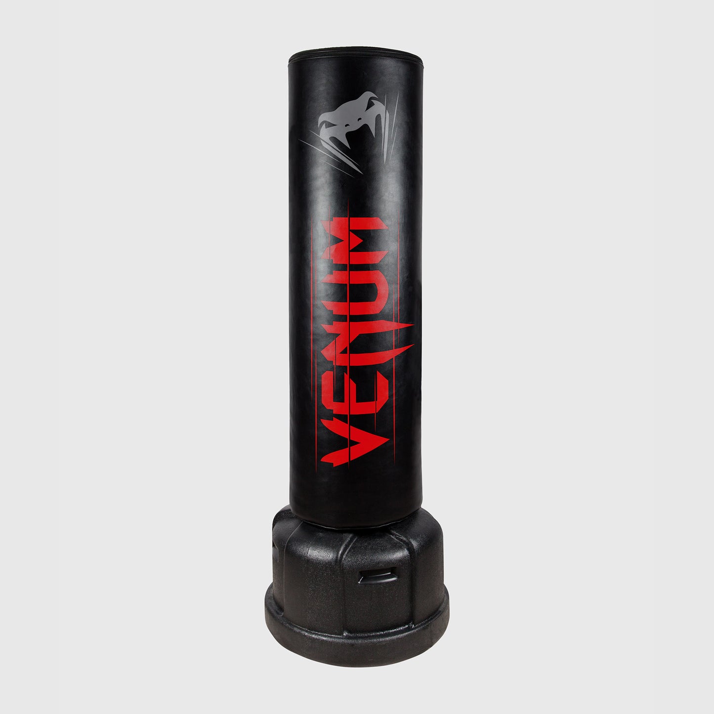 Venum Flex Standing Punching Bag - Black/Red + Base