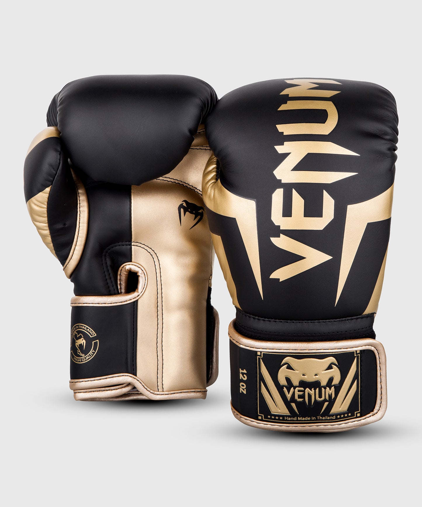 Venum Elite Boxing Gloves - Black/Gold
